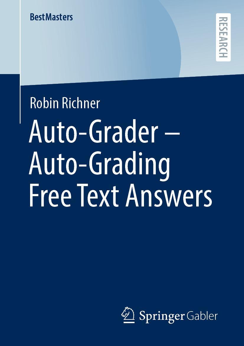 Vorderes Coverbild Auto-Grader - Auto-Grading Free Text Answers