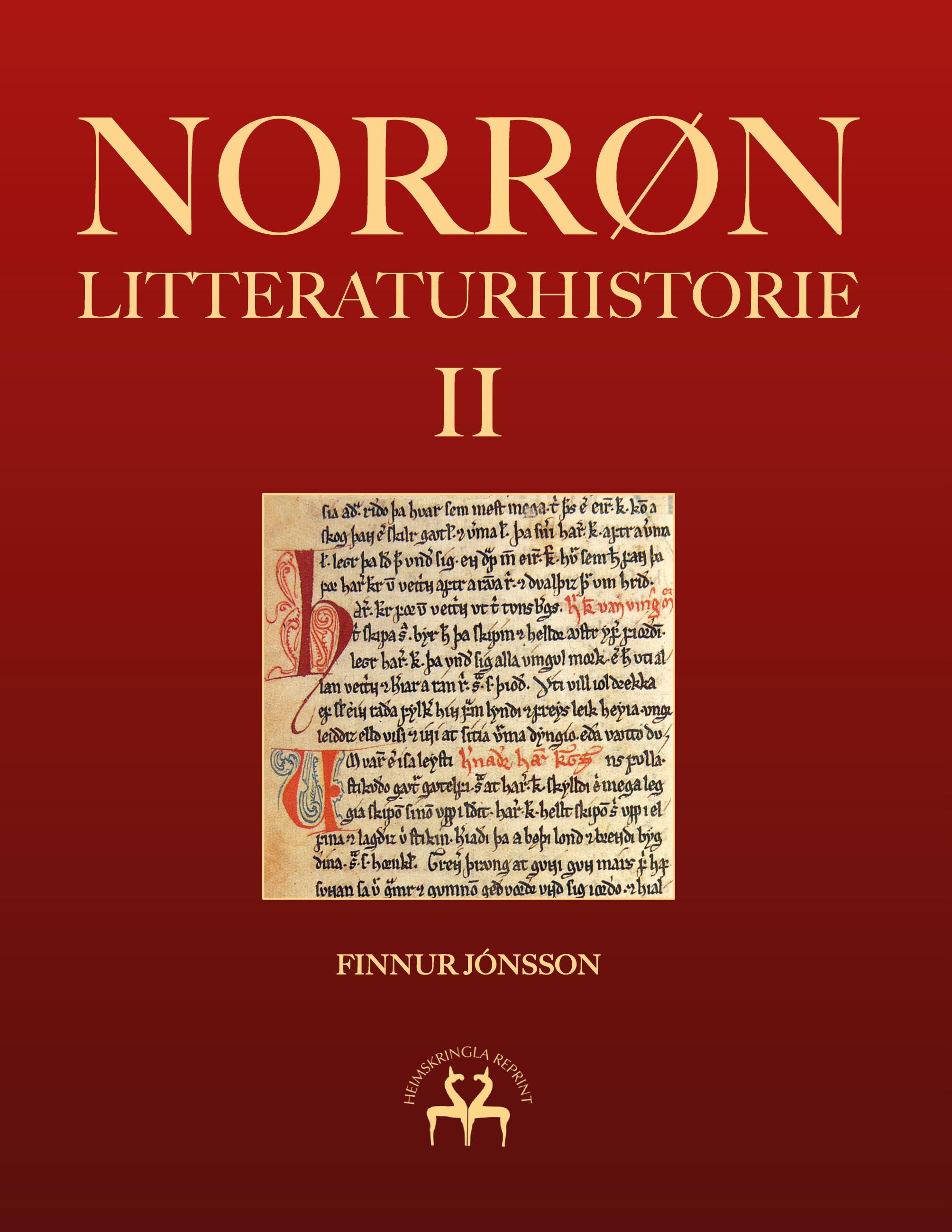 Vorderes Coverbild Norrøn litteraturhistorie II
