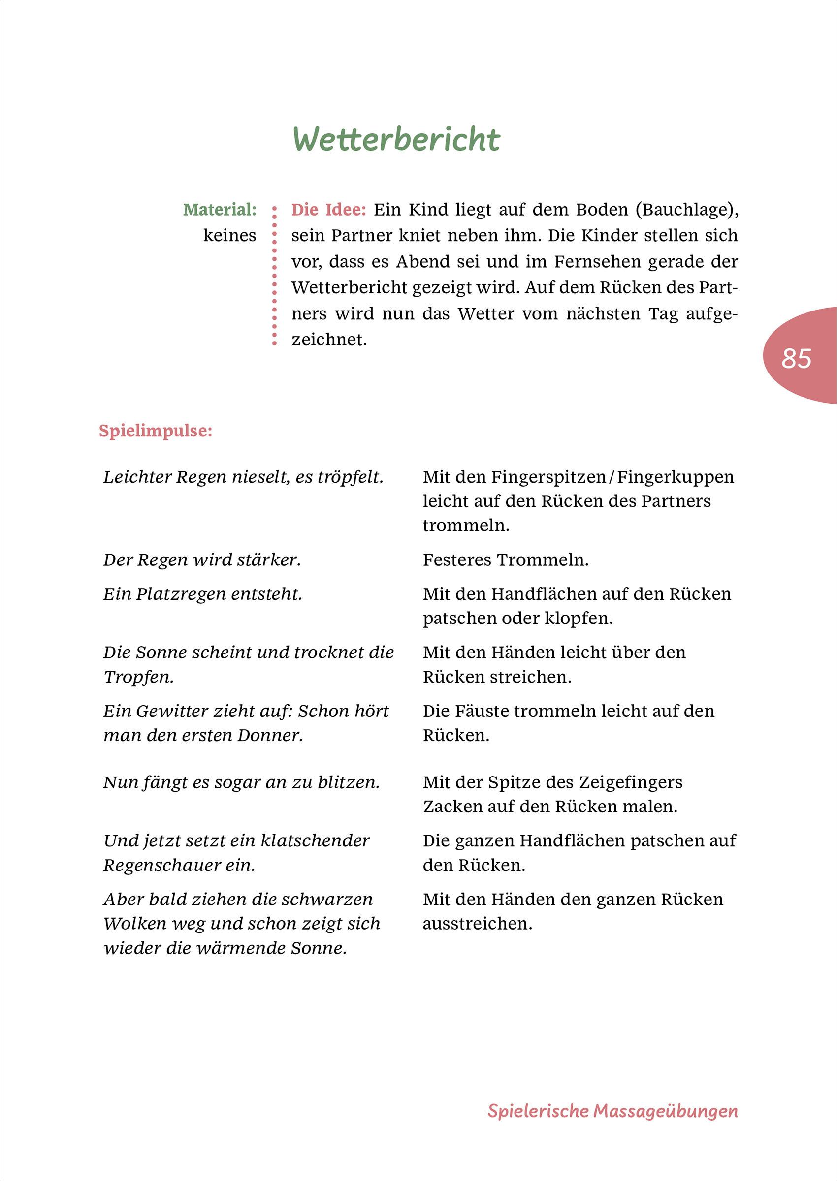 Beispielinhalt (Bild) Entspannung erleben in der Kita