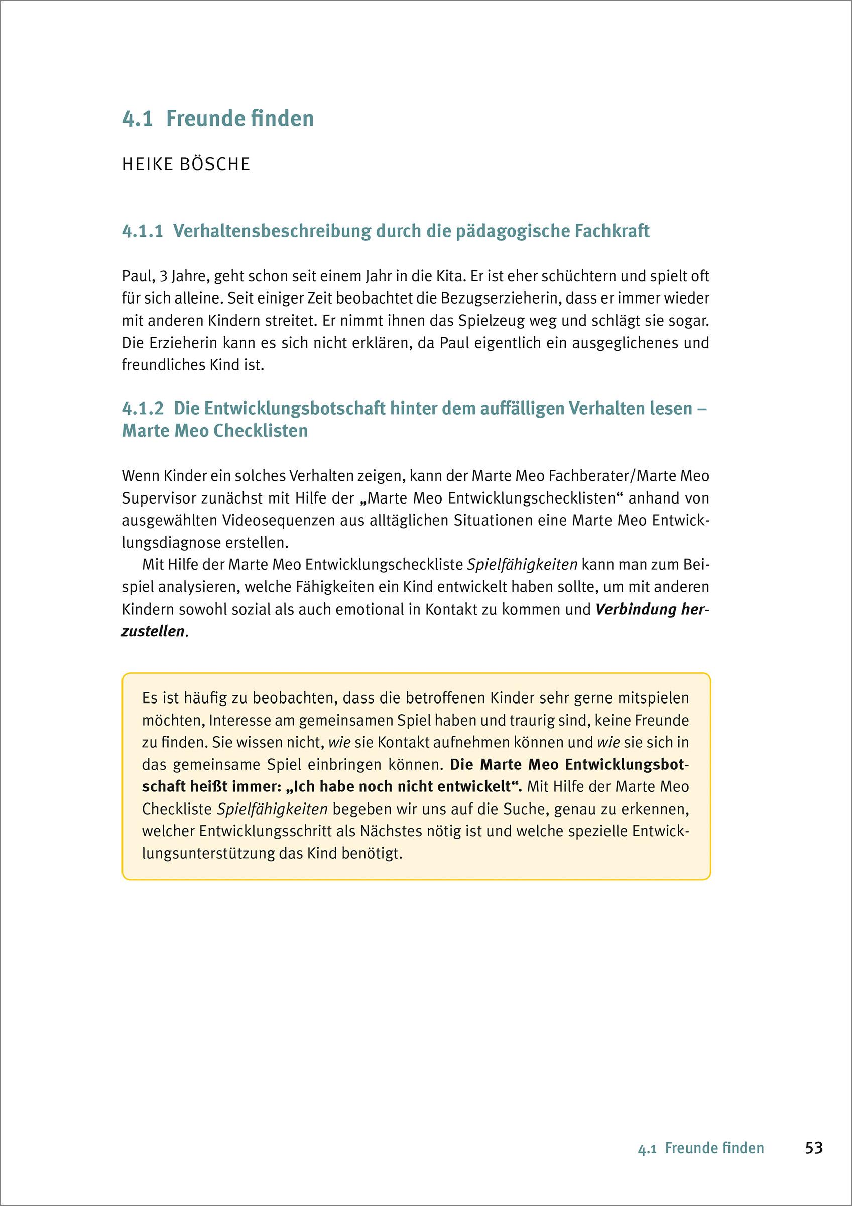 Beispielinhalt (Bild) Marte Meo