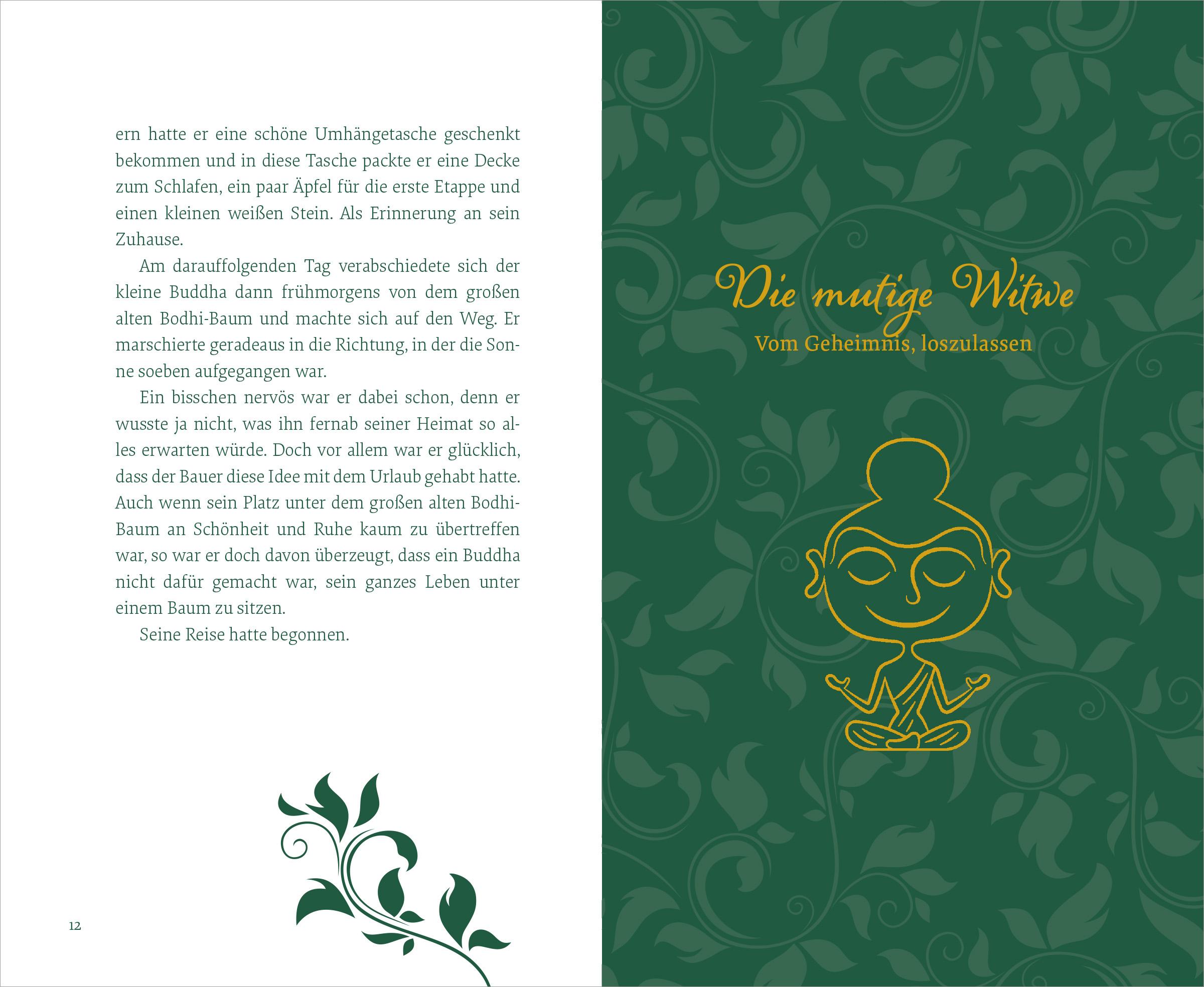 Beispielinhalt (Bild) Der kleine Buddha auf dem Weg zum Glück. Jubiläumsausgabe