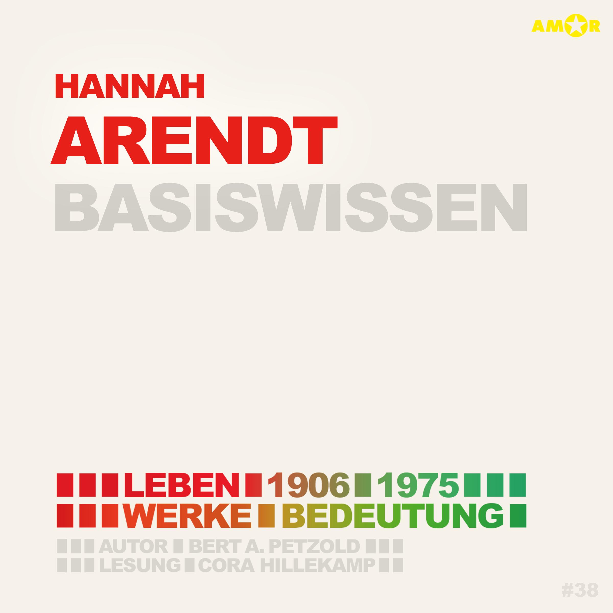 Vorderes Coverbild Hannah Arendt - Basiswissen