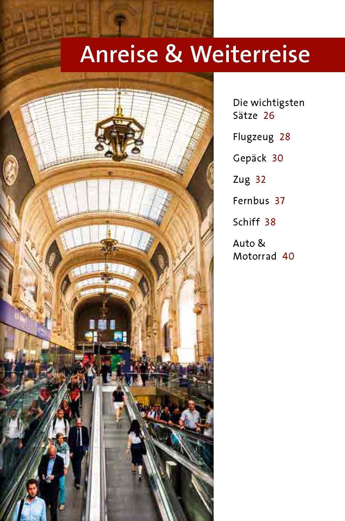 Beispielinhalt (Bild) Langenscheidt Sprachführer Italienisch