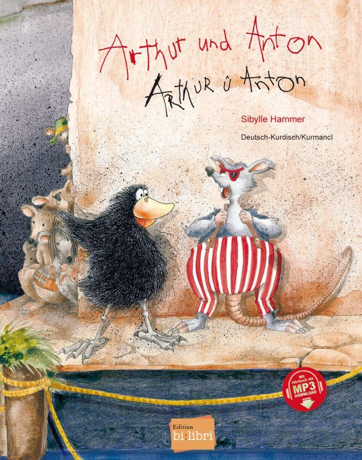 Vorderes Coverbild Arthur und Anton. Deutsch-Kurdisch/Kurmancî