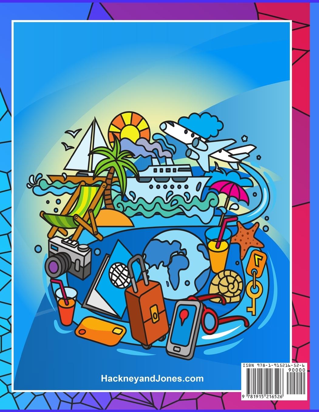 Rückseitencover Travel Activity Book For Kids Ages 4-8