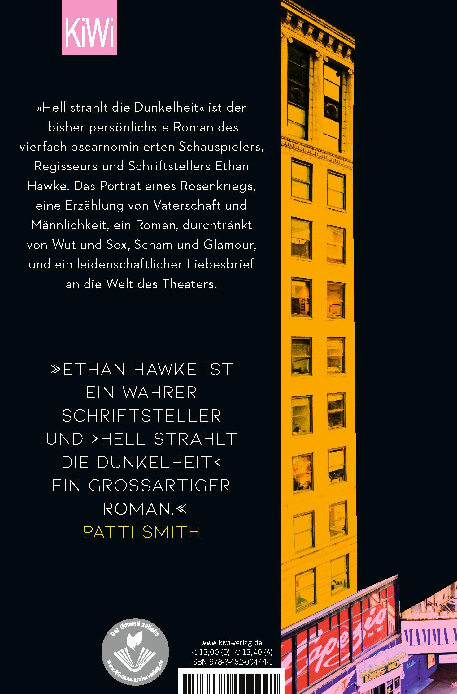 Rückseitencover Hell strahlt die Dunkelheit