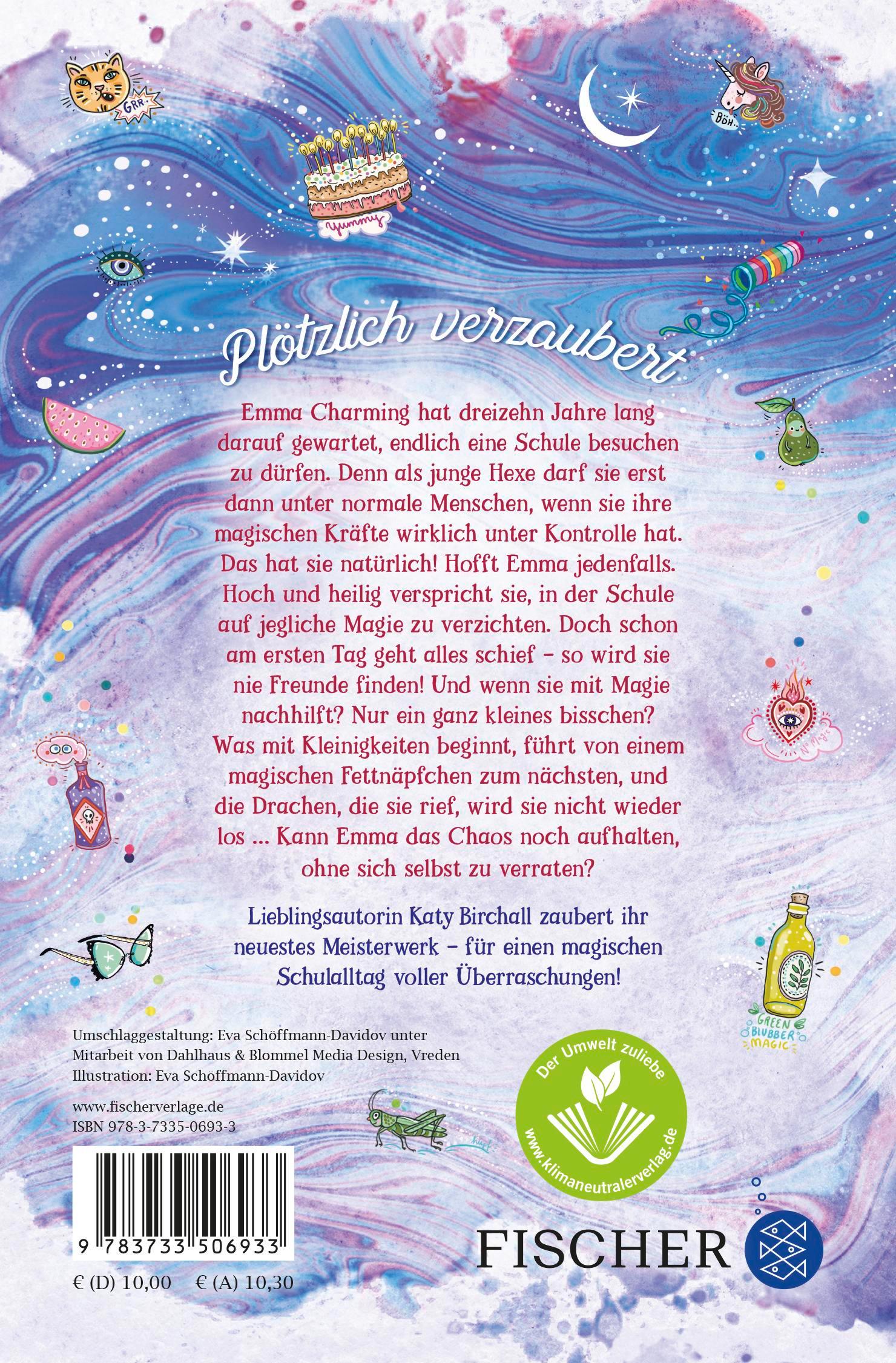 Rückseitencover Emma Charming - Nicht zaubern ist auch keine Lösung
