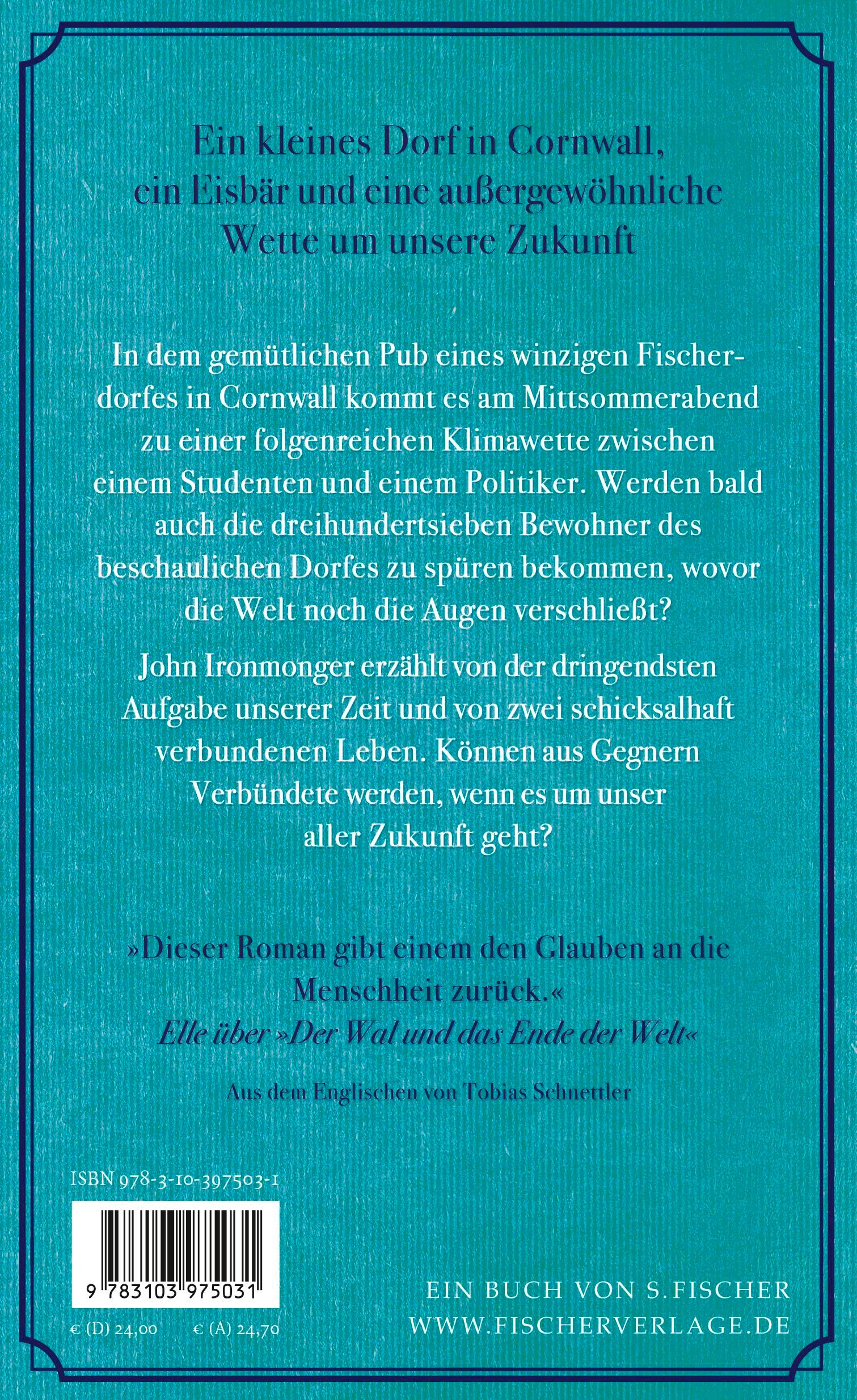 Rückseitencover Der Eisbär und die Hoffnung auf morgen