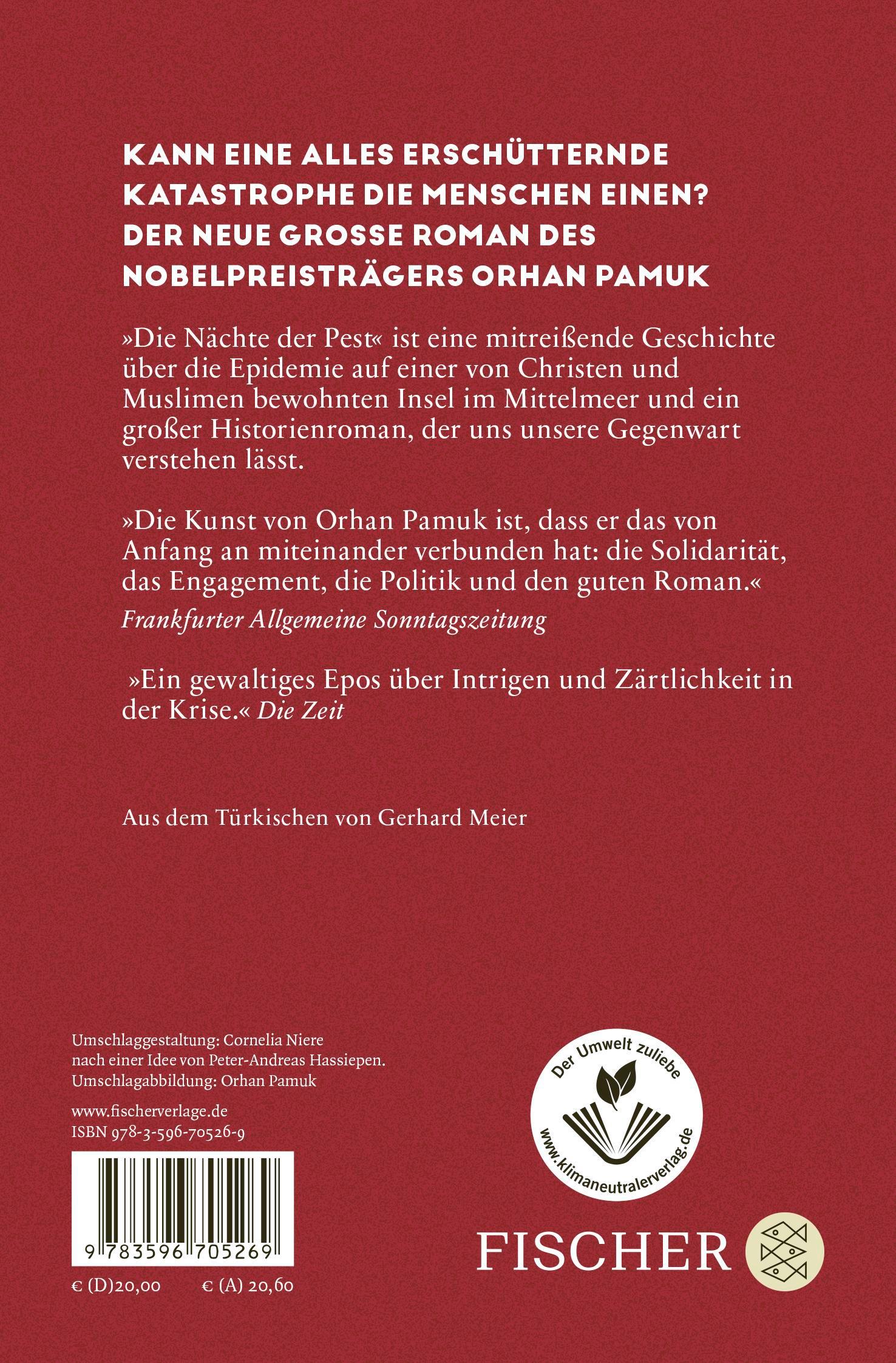 Rückseitencover Die Nächte der Pest