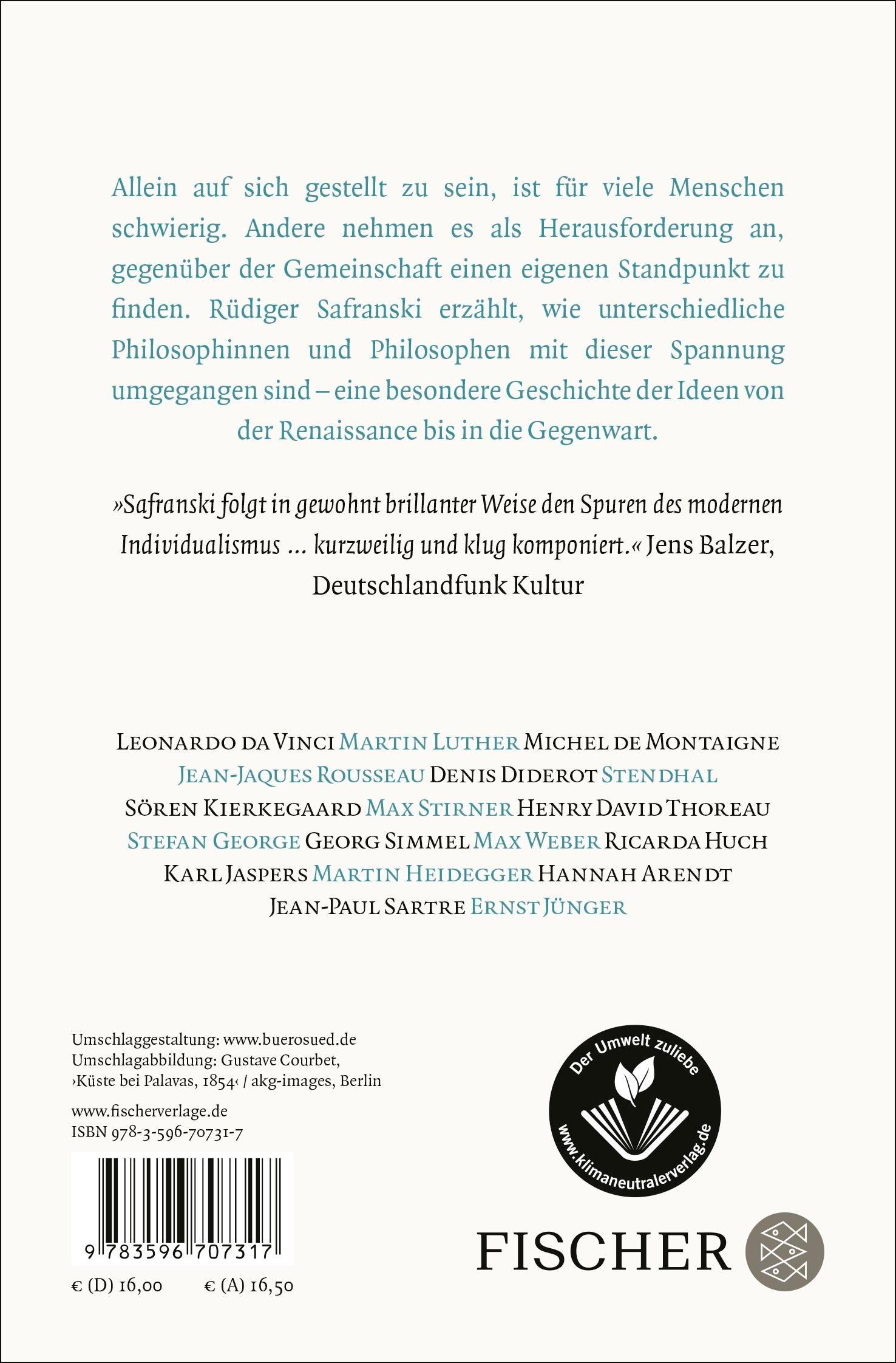 Rückseitencover Einzeln sein