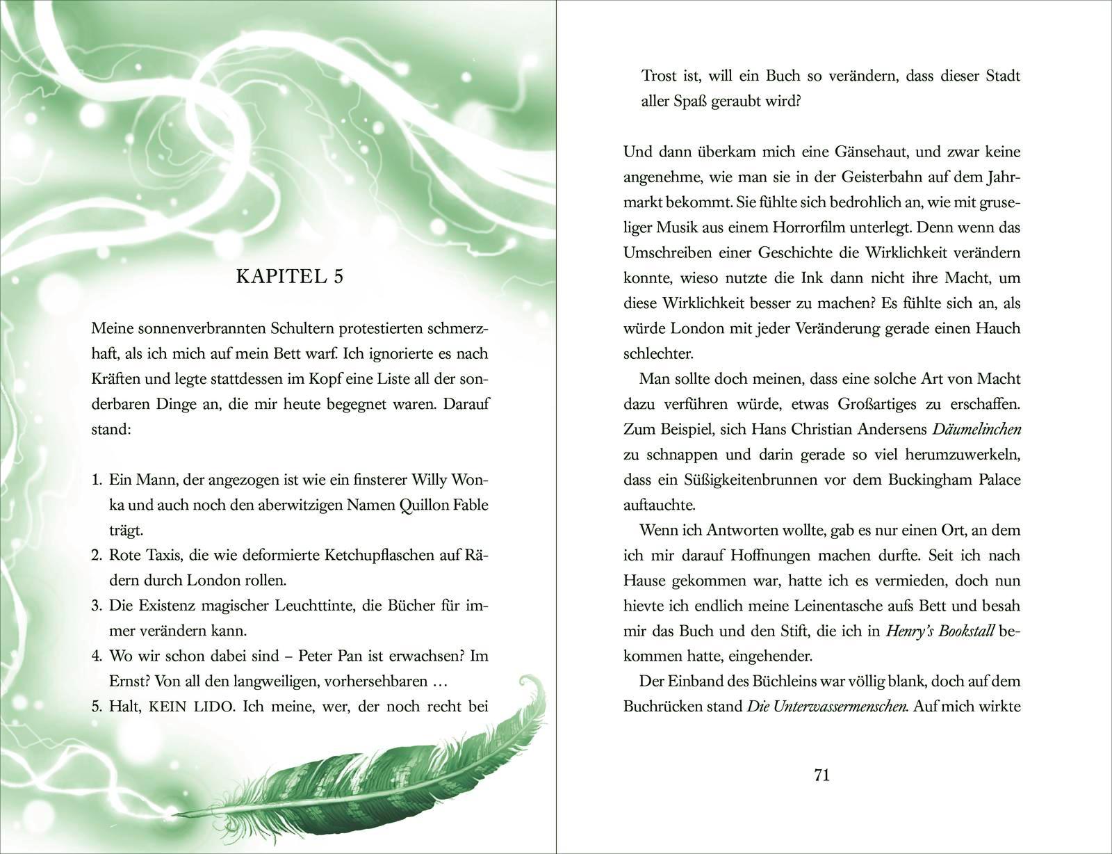 Beispielinhalt (Bild) Die Geschichtenwandler - Magische Tinte