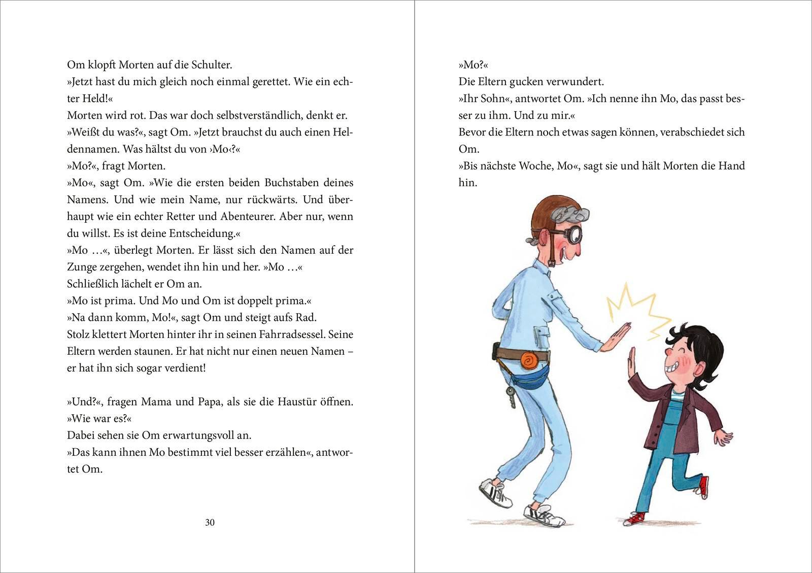 Beispielinhalt (Bild) Mo und die coolste Oma der Welt