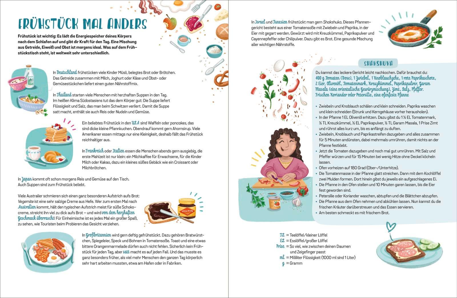 Beispielinhalt (Bild) Guten Appetit rund um die Welt