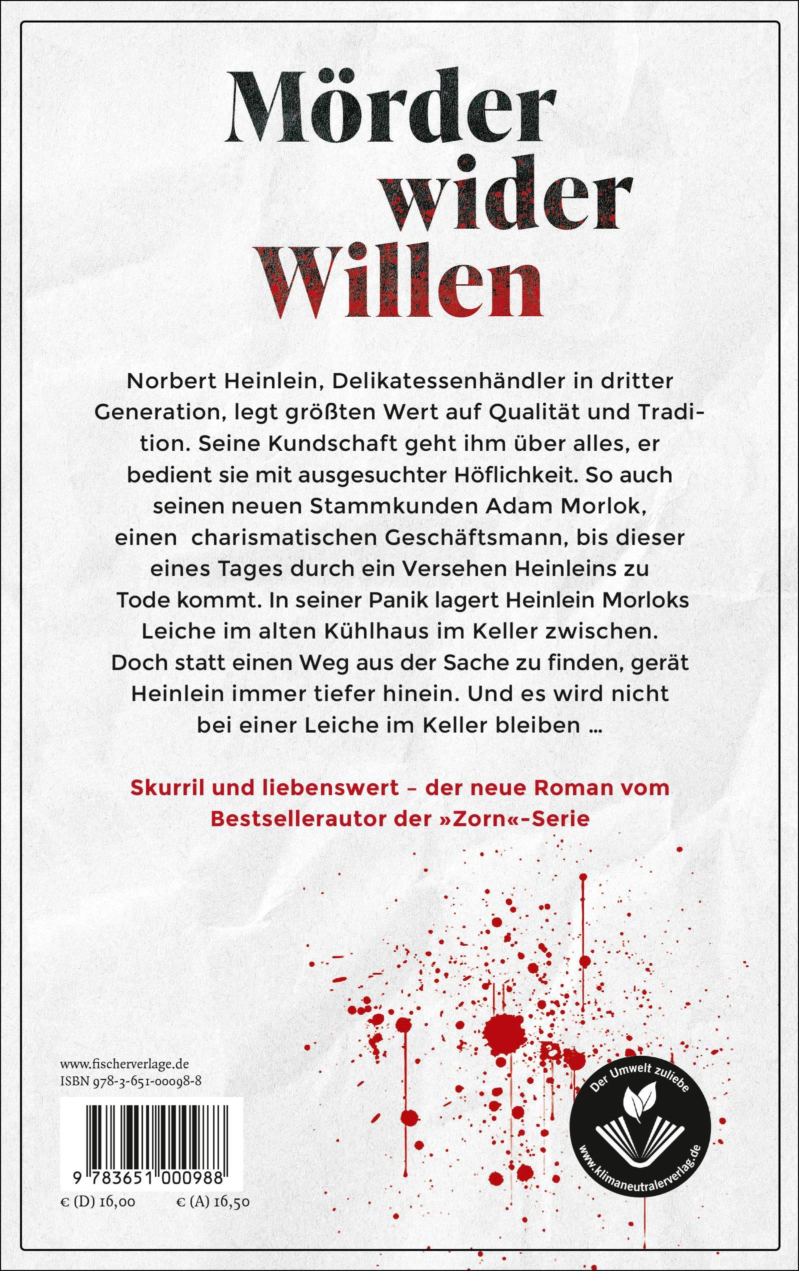 Rückseitencover Der nette Herr Heinlein und die Leichen im Keller