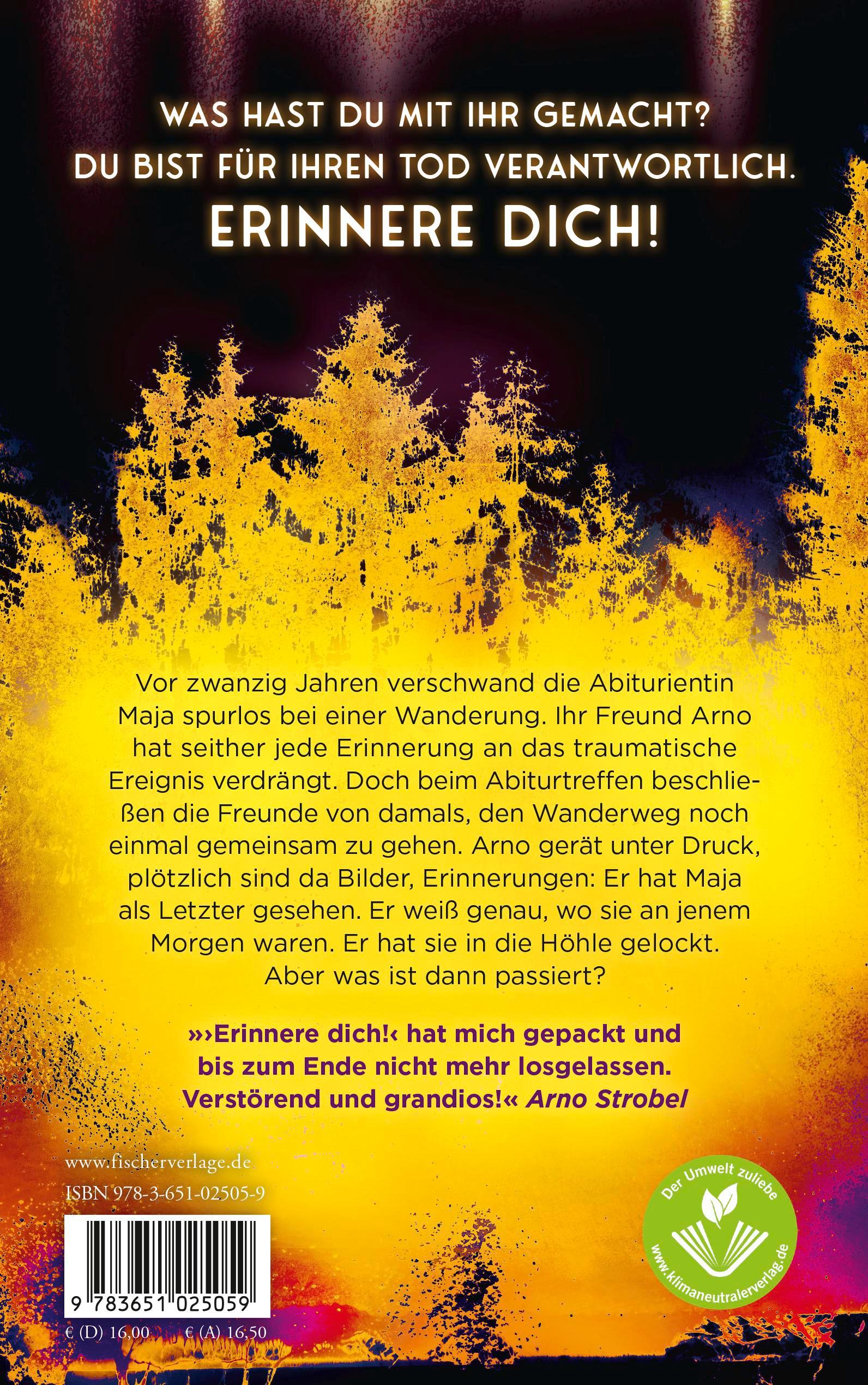 Rückseitencover Erinnere dich!