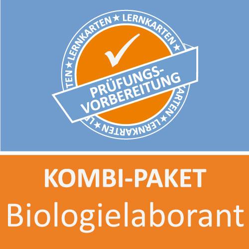 Vorderes Coverbild Kombi-Paket Biologielaborant Lernkarten