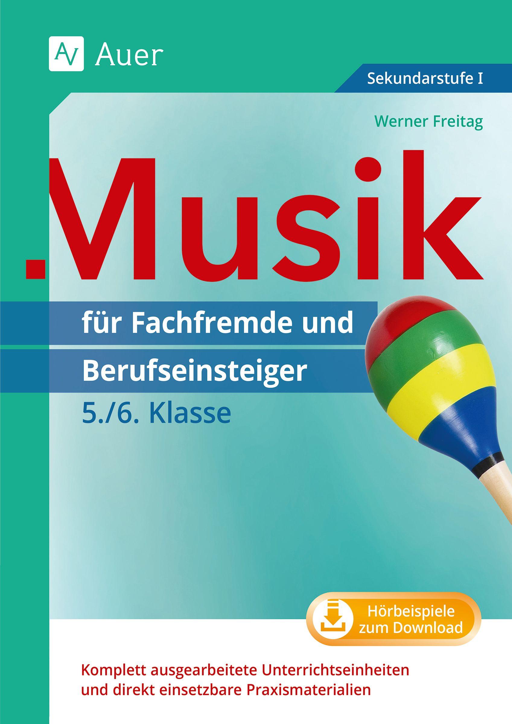 Vorderes Coverbild Musik für Fachfremde und Berufseinsteiger Kl. 5-6