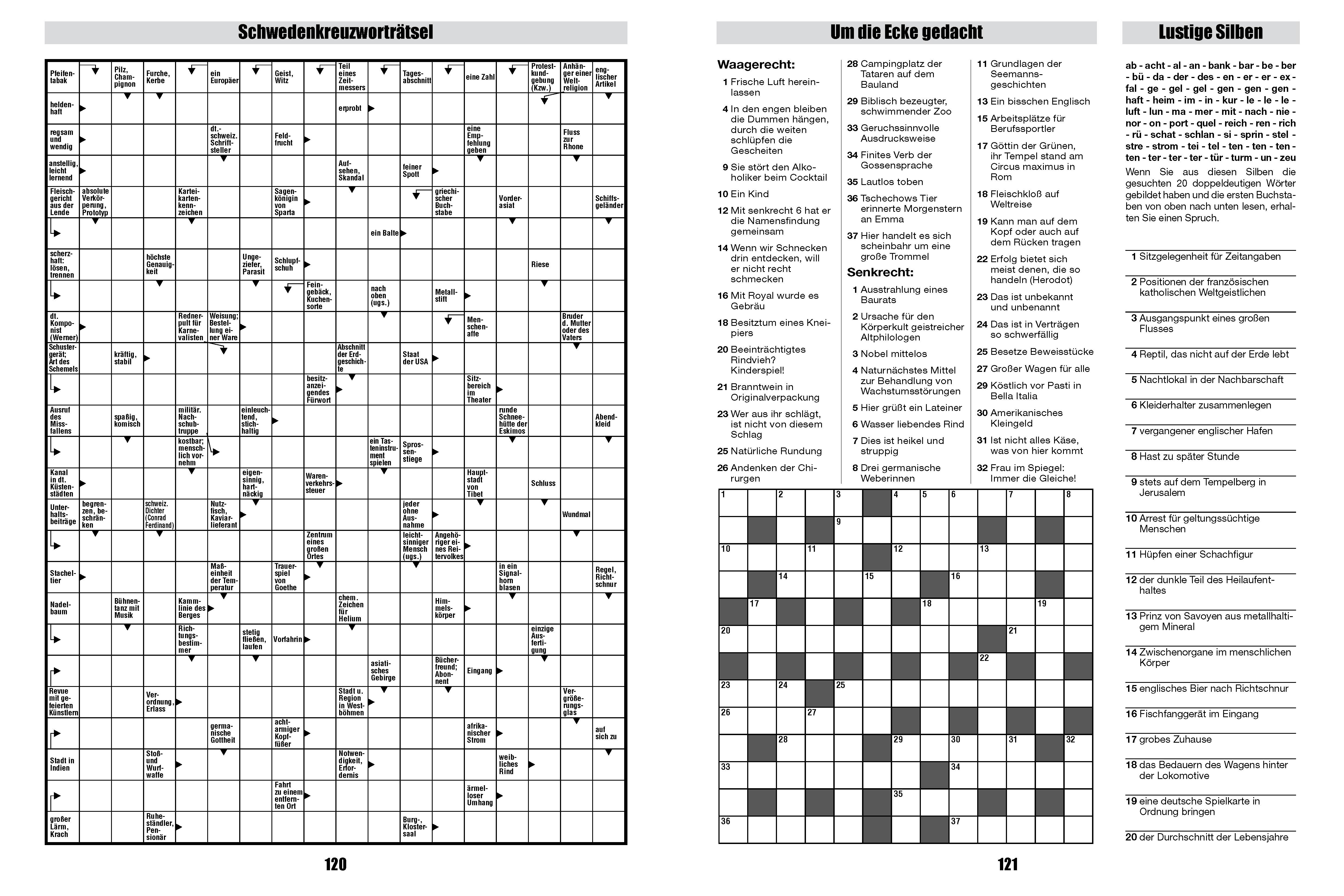 Beispielinhalt (Bild) Giga-Rätselbuch 2