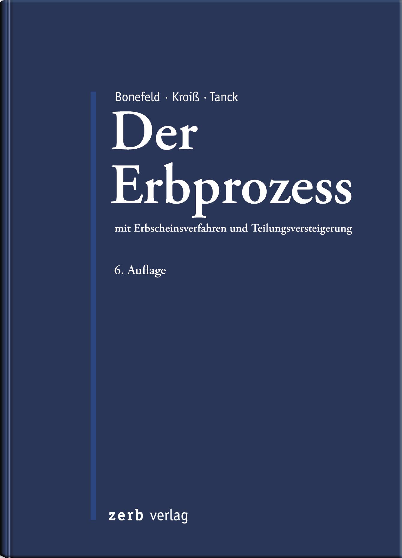 Vorderes Coverbild Der Erbprozess