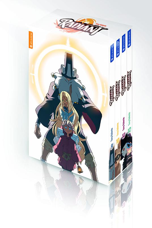 Vorderes Coverbild Radiant 09 - 12 mit Box