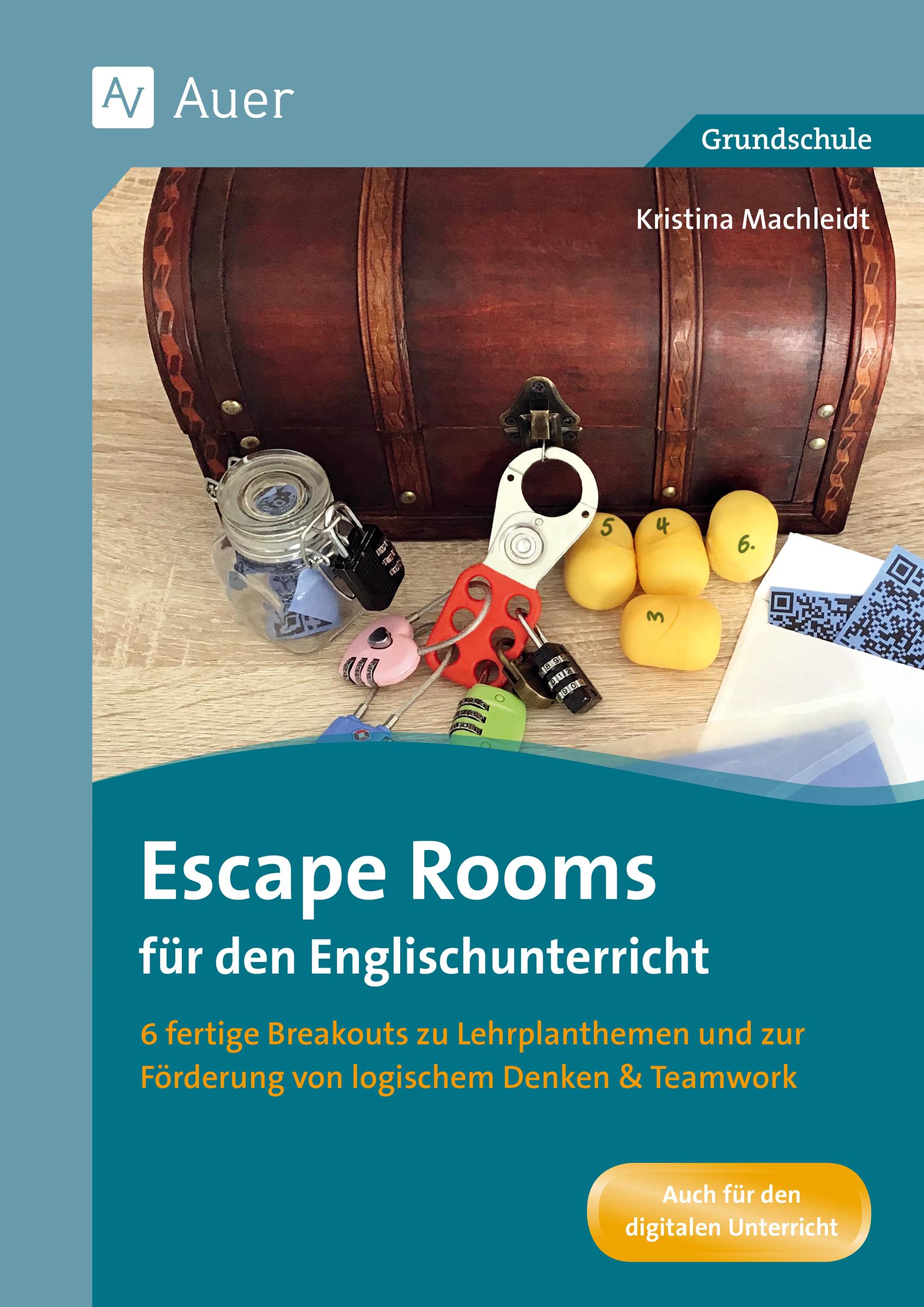Vorderes Coverbild Escape Rooms für den Englischunterricht 3/4
