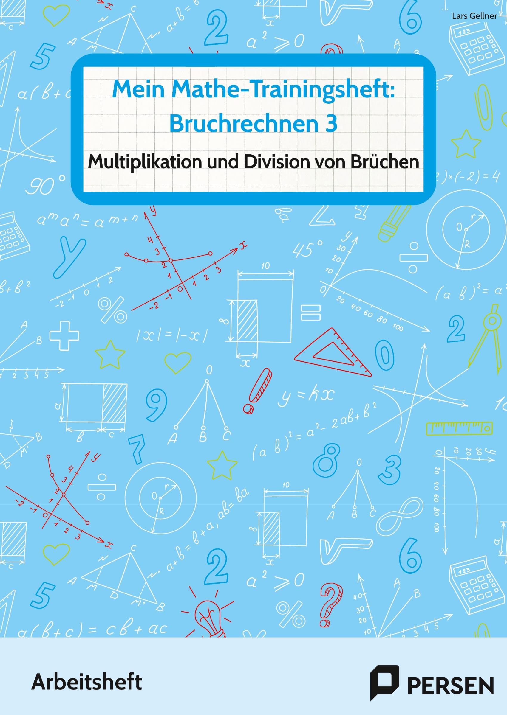 Vorderes Coverbild Mein Mathe-Trainingsheft: Bruchrechnen 3