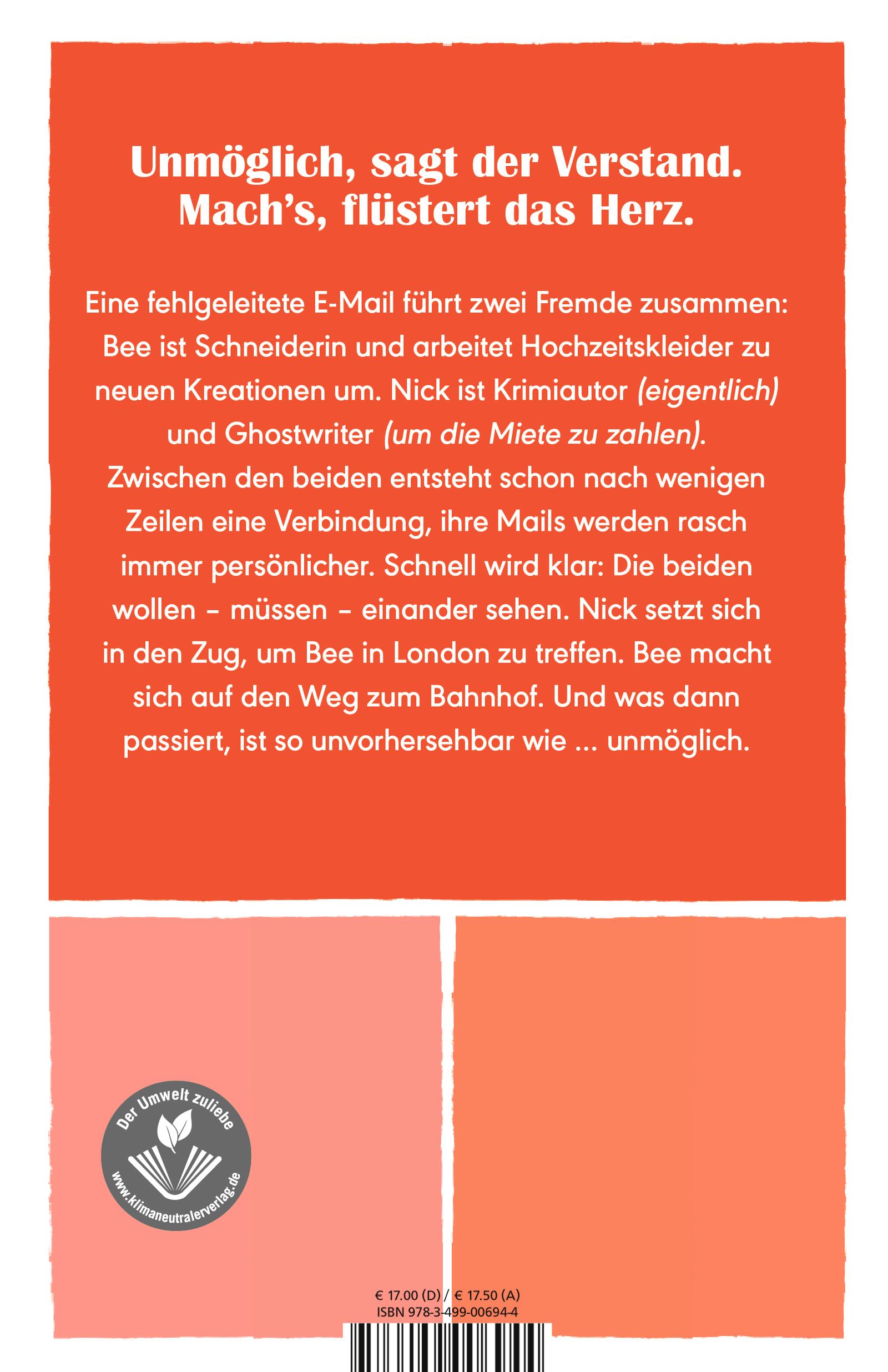 Rückseitencover Ist es Liebe? Nein - es ist ... Unmöglich