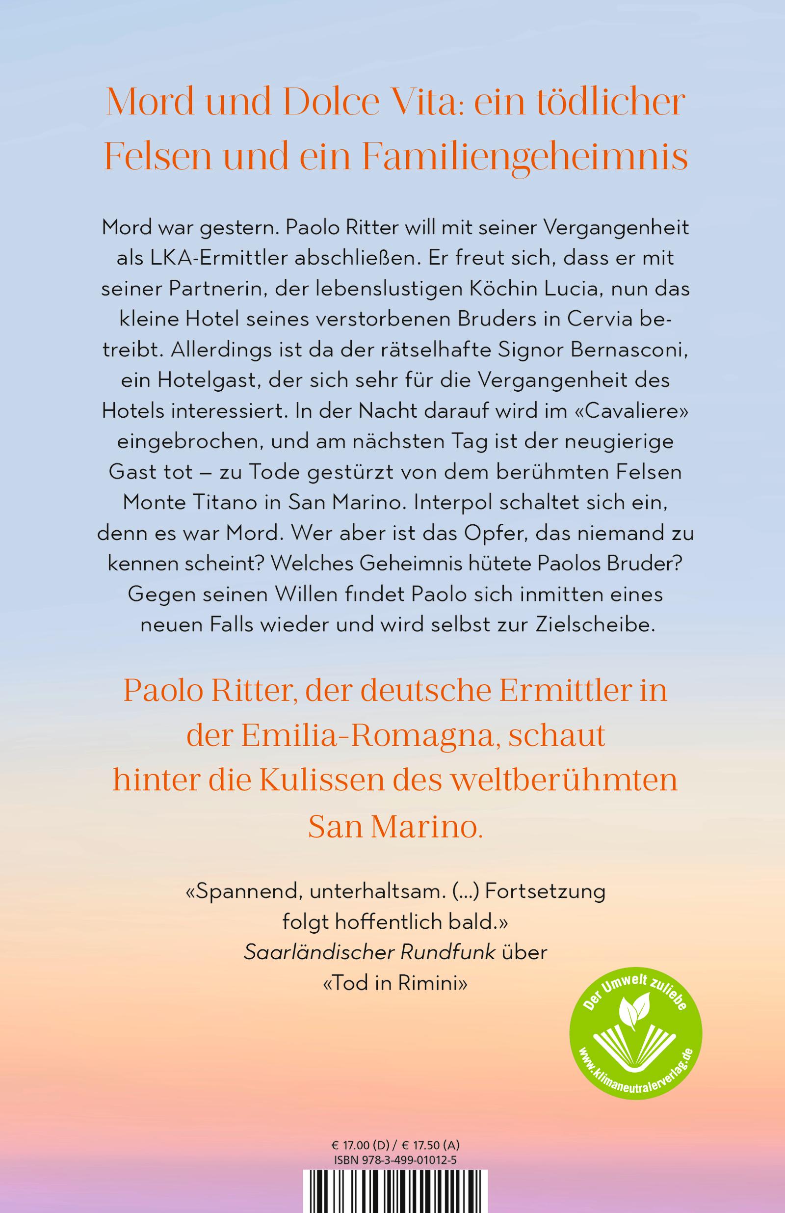 Rückseitencover Der Fall San Marino