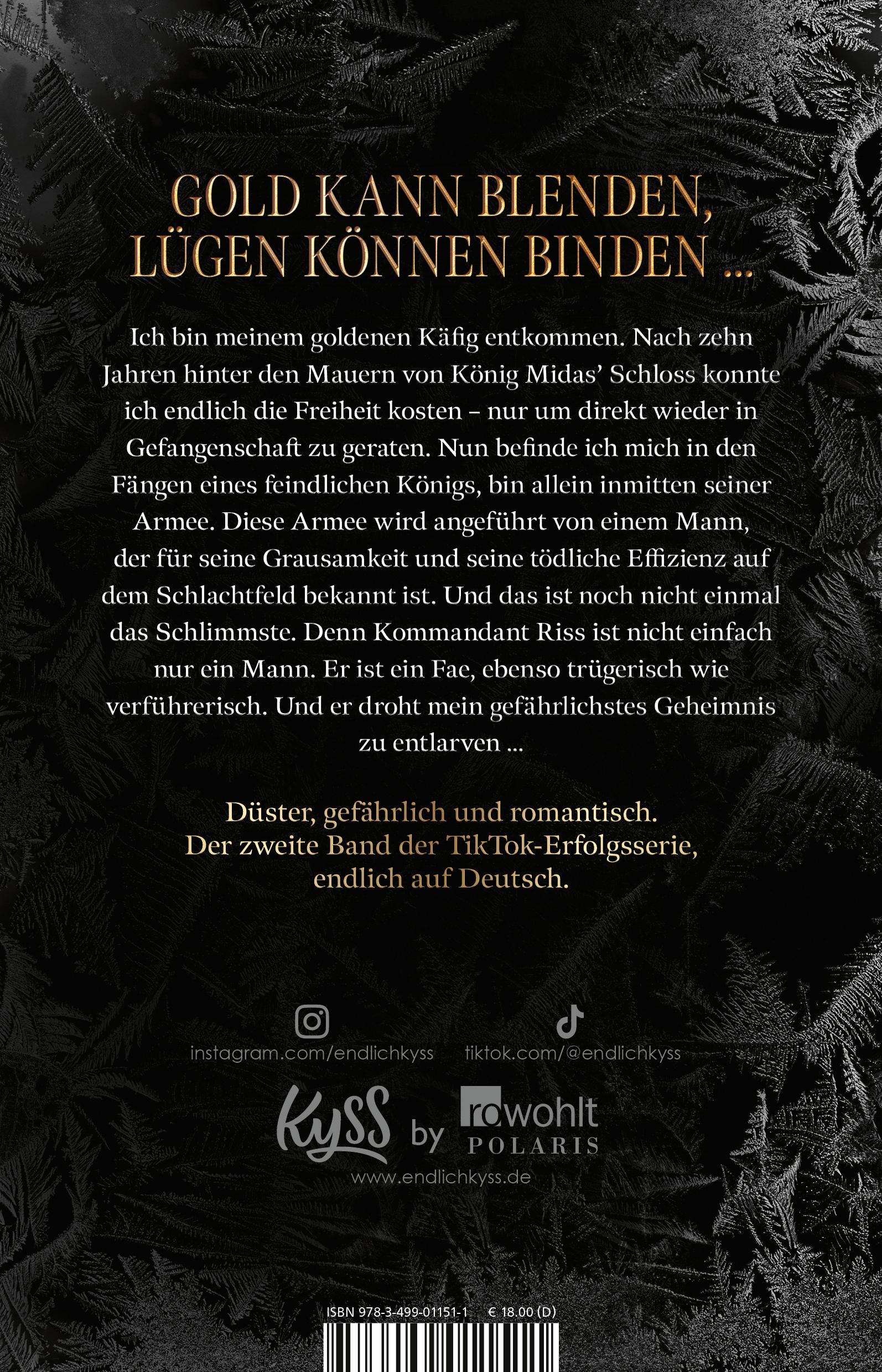Rückseitencover The Darkest Gold - Die Verräterin
