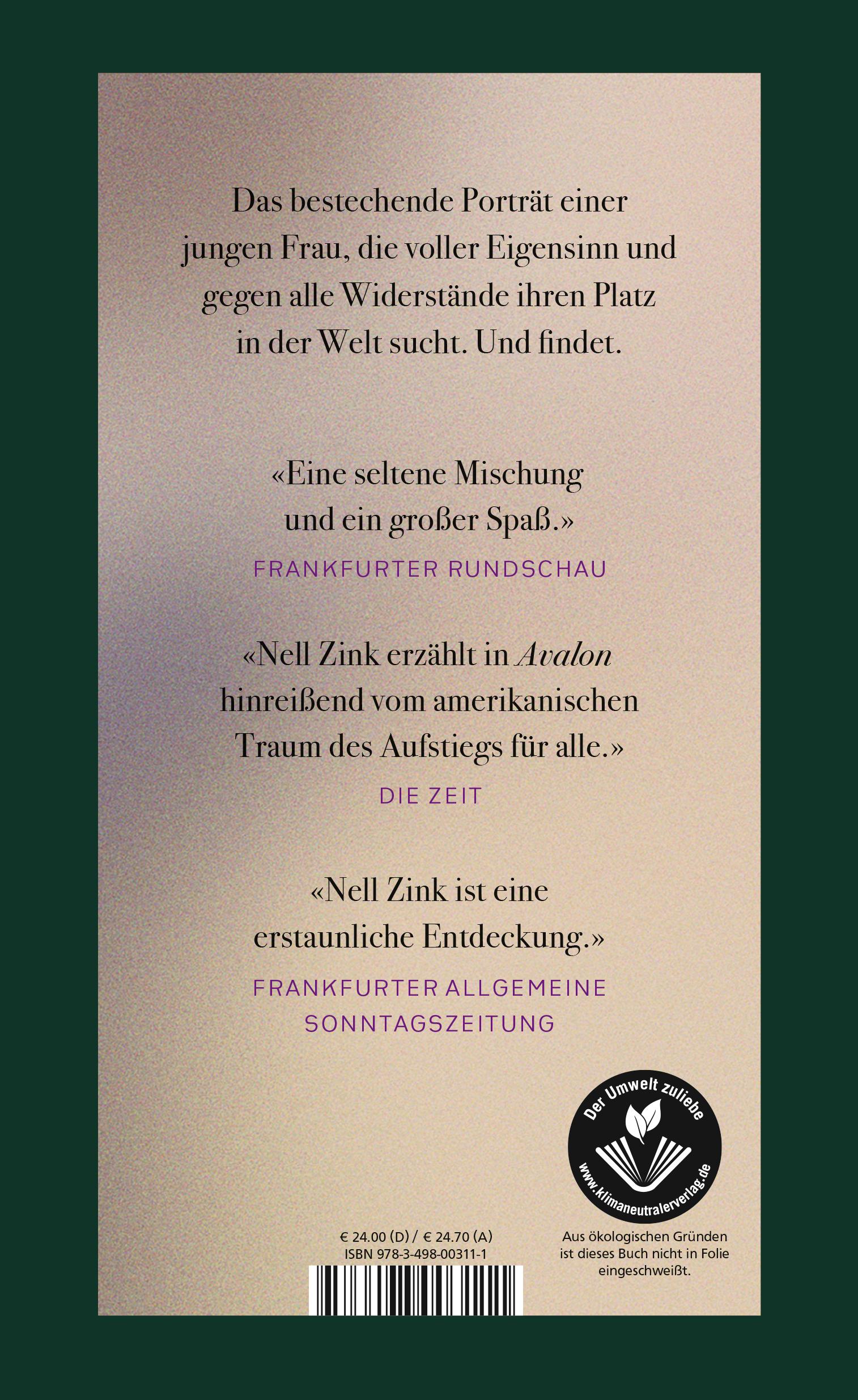 Rückseitencover Avalon