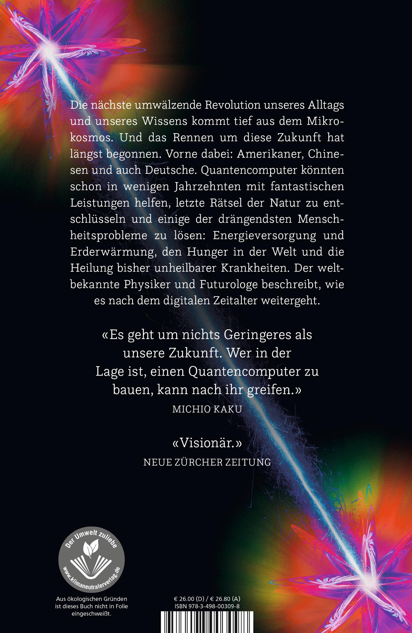 Rückseitencover Wettlauf um die Zukunft