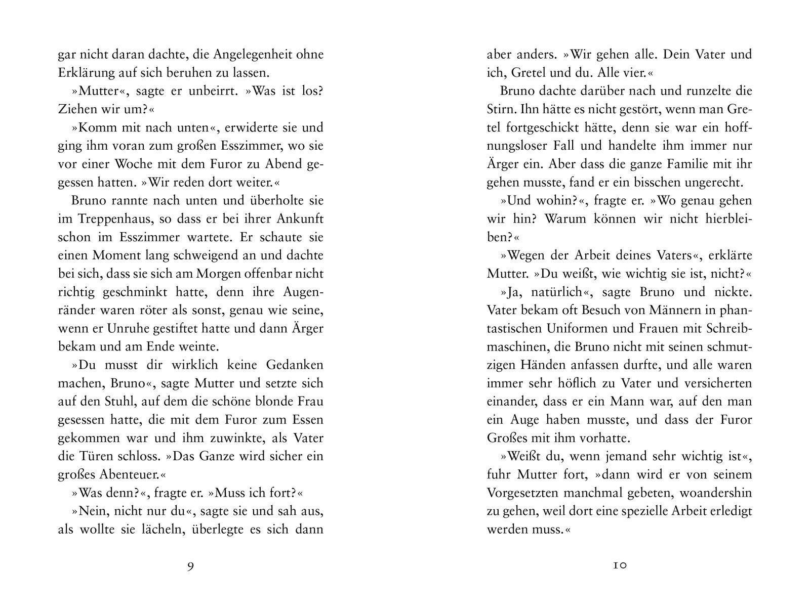 Beispielinhalt (Bild) Der Junge im gestreiften Pyjama