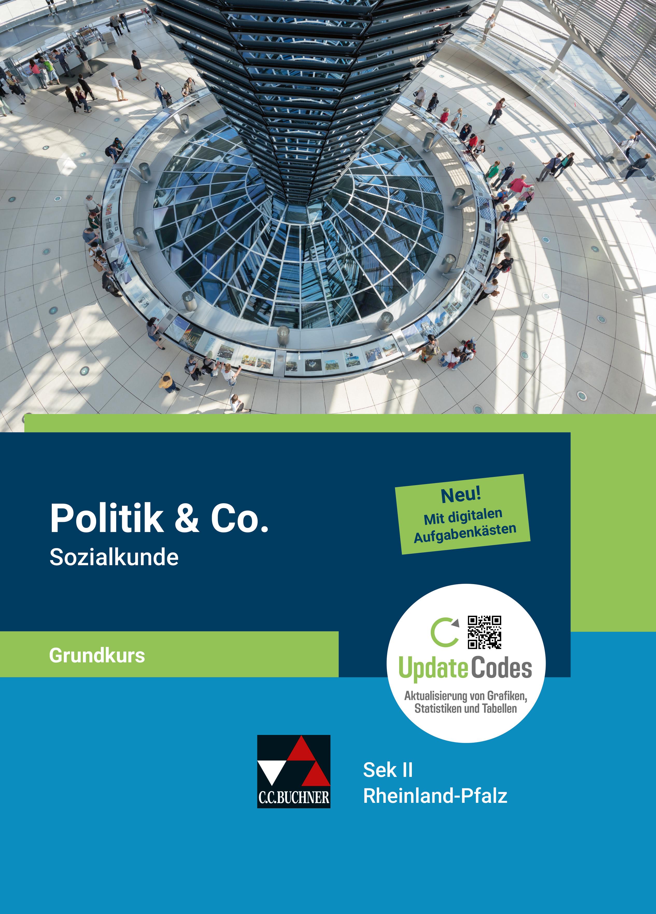 Vorderes Coverbild Politik & Co. S II RLP Sozialkunde Grundkurs