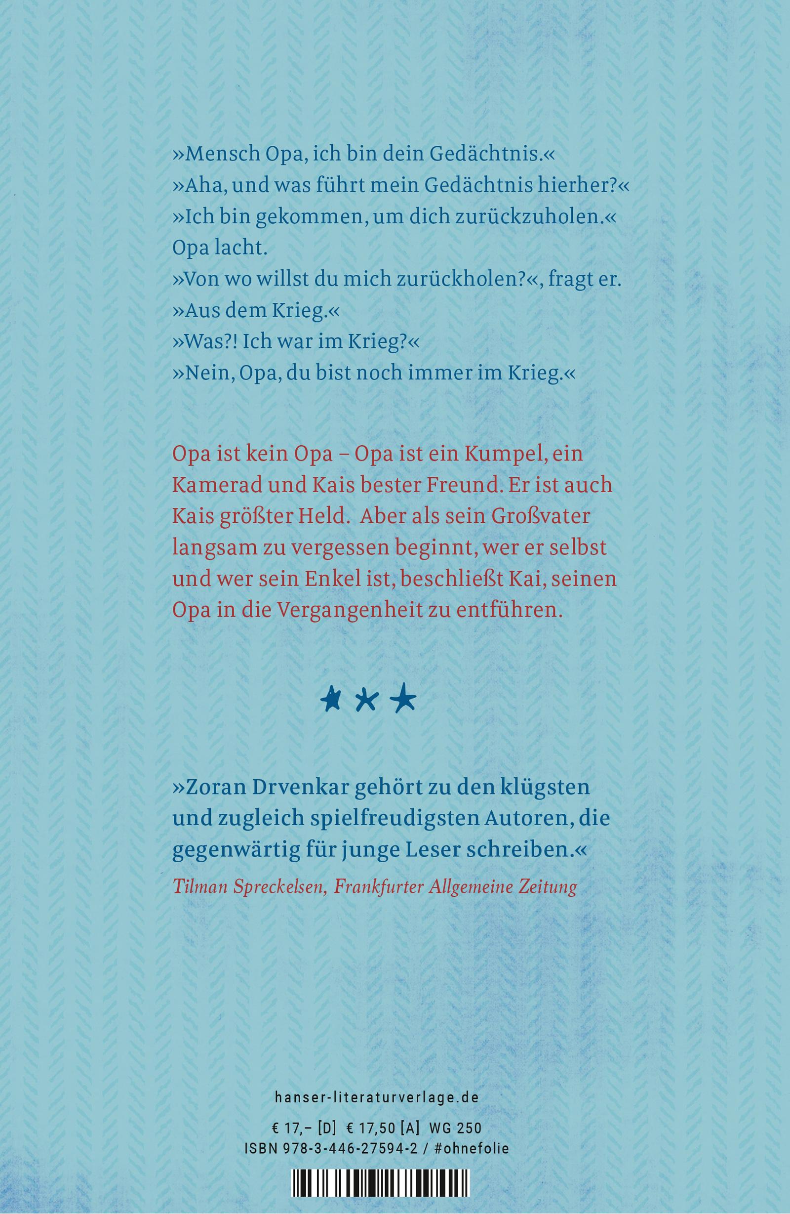 Beispielinhalt (Bild) Kai zieht in den Krieg und kommt mit Opa zurück