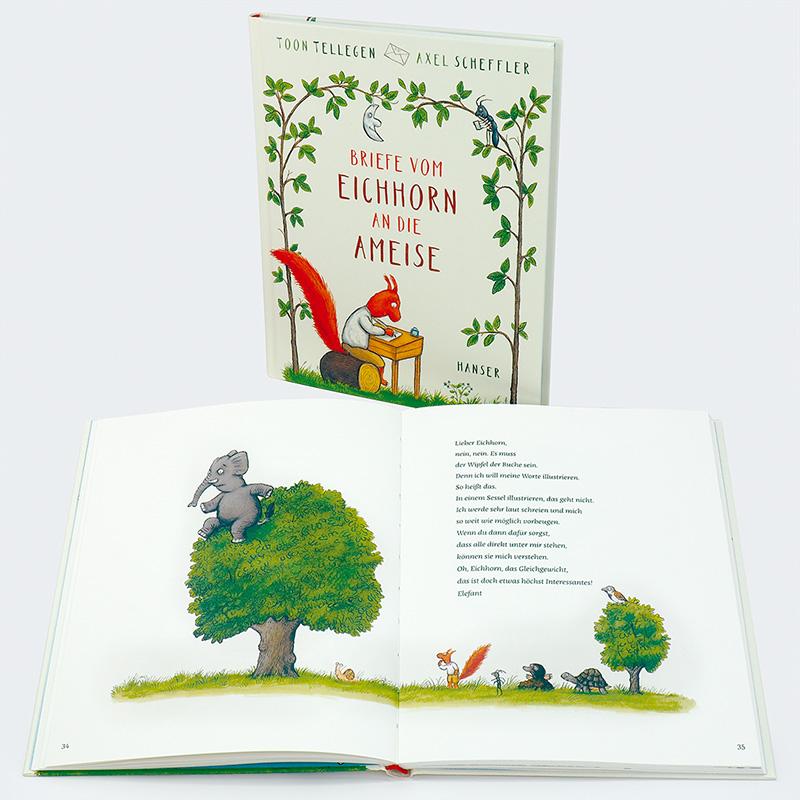 Beispielinhalt (Bild) Briefe vom Eichhorn an die Ameise