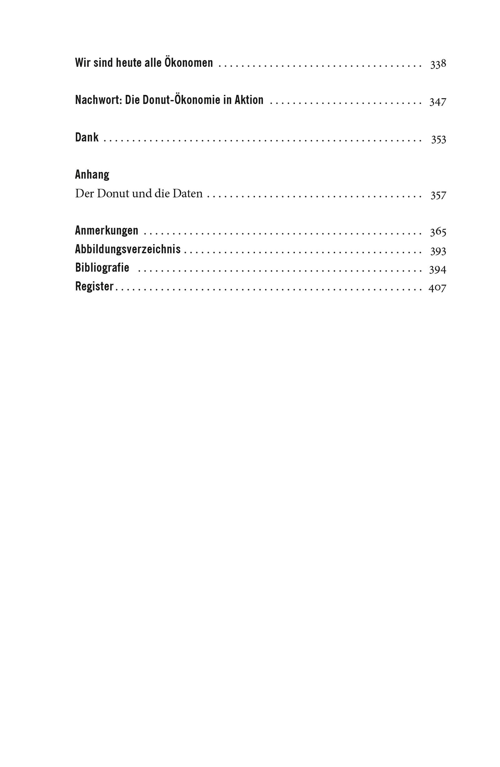 Beispielinhalt (Bild) Die Donut-Ökonomie (Studienausgabe)