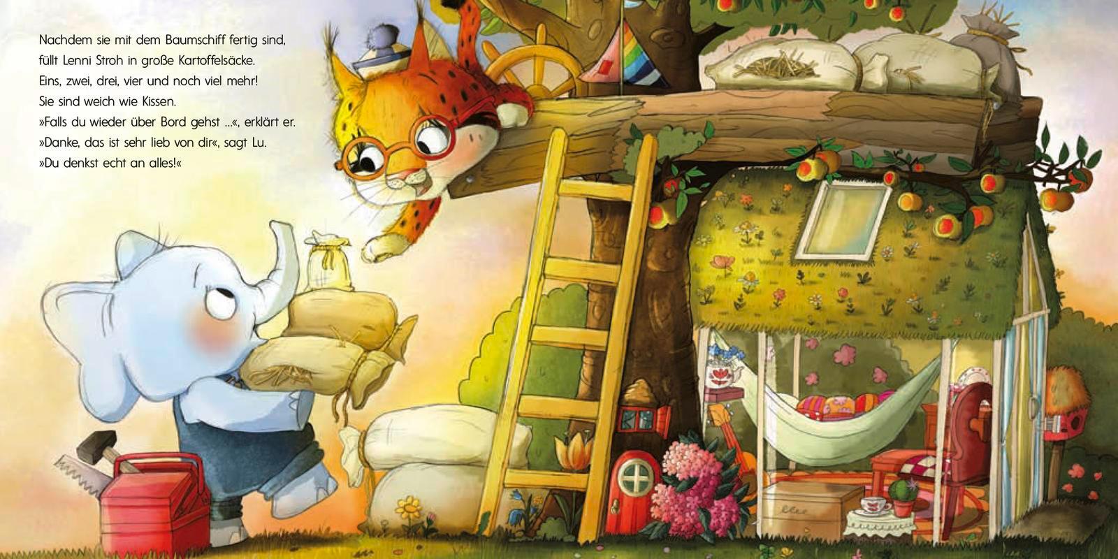 Beispielinhalt (Bild) Lenni und Lu werden Freunde