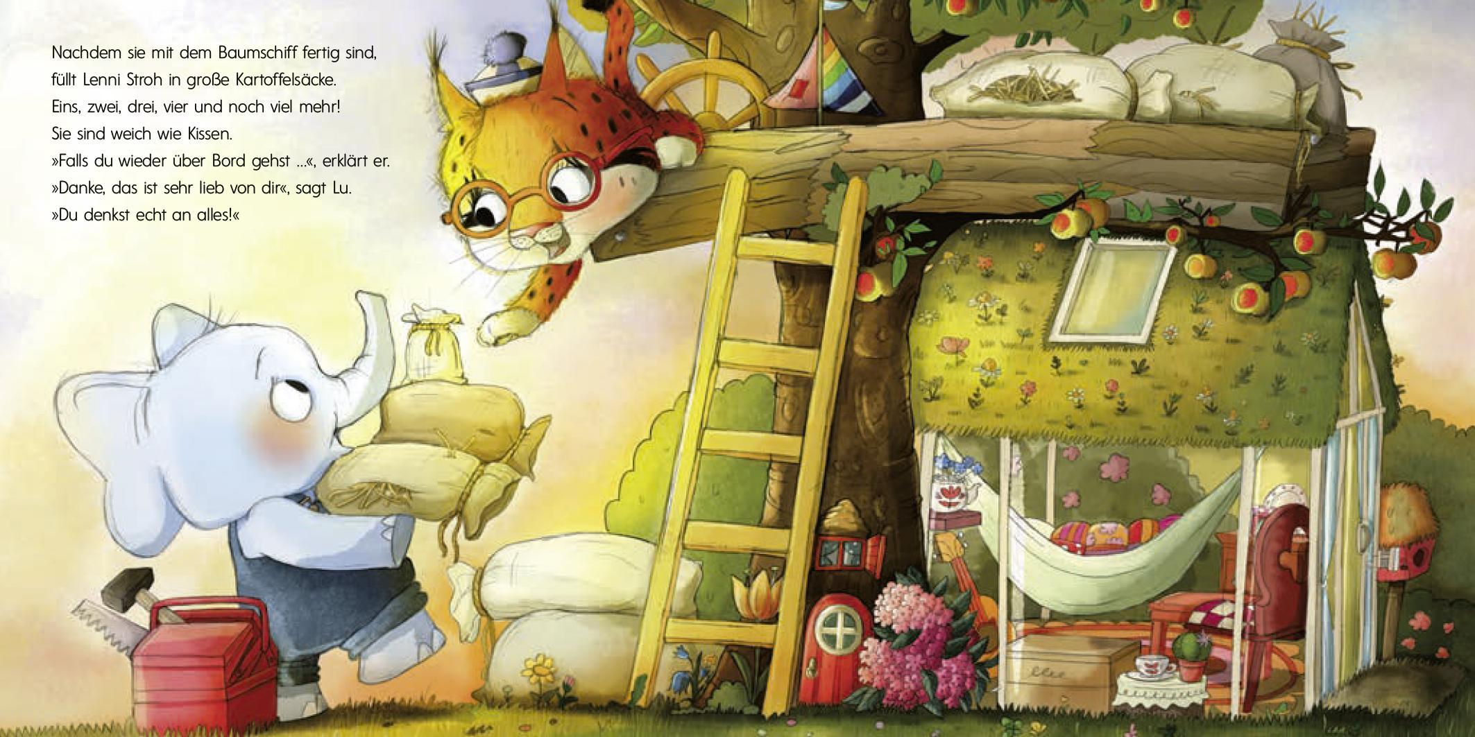 Beispielinhalt (Bild) Lenni und Lu werden Freunde