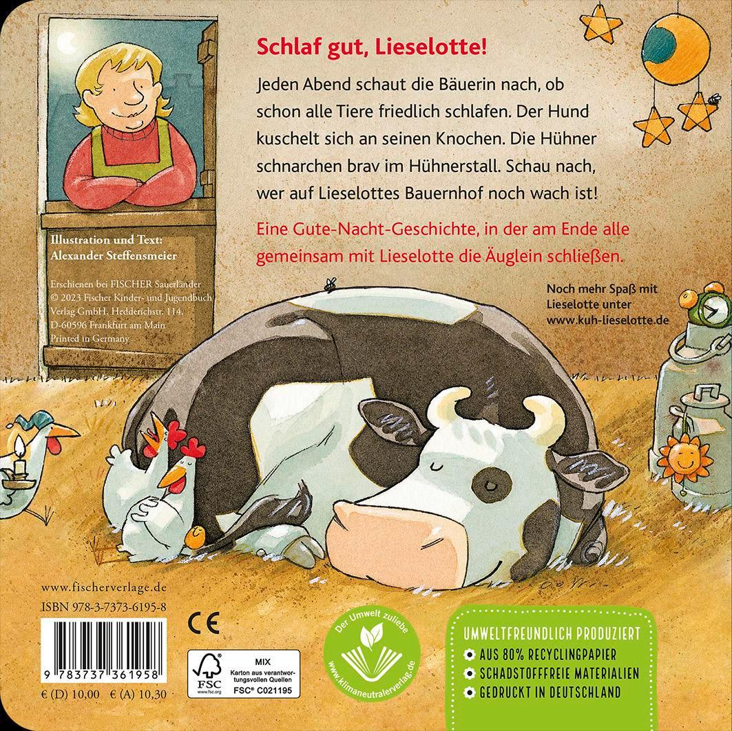 Rückseitencover Gute Nacht, Lieselotte!