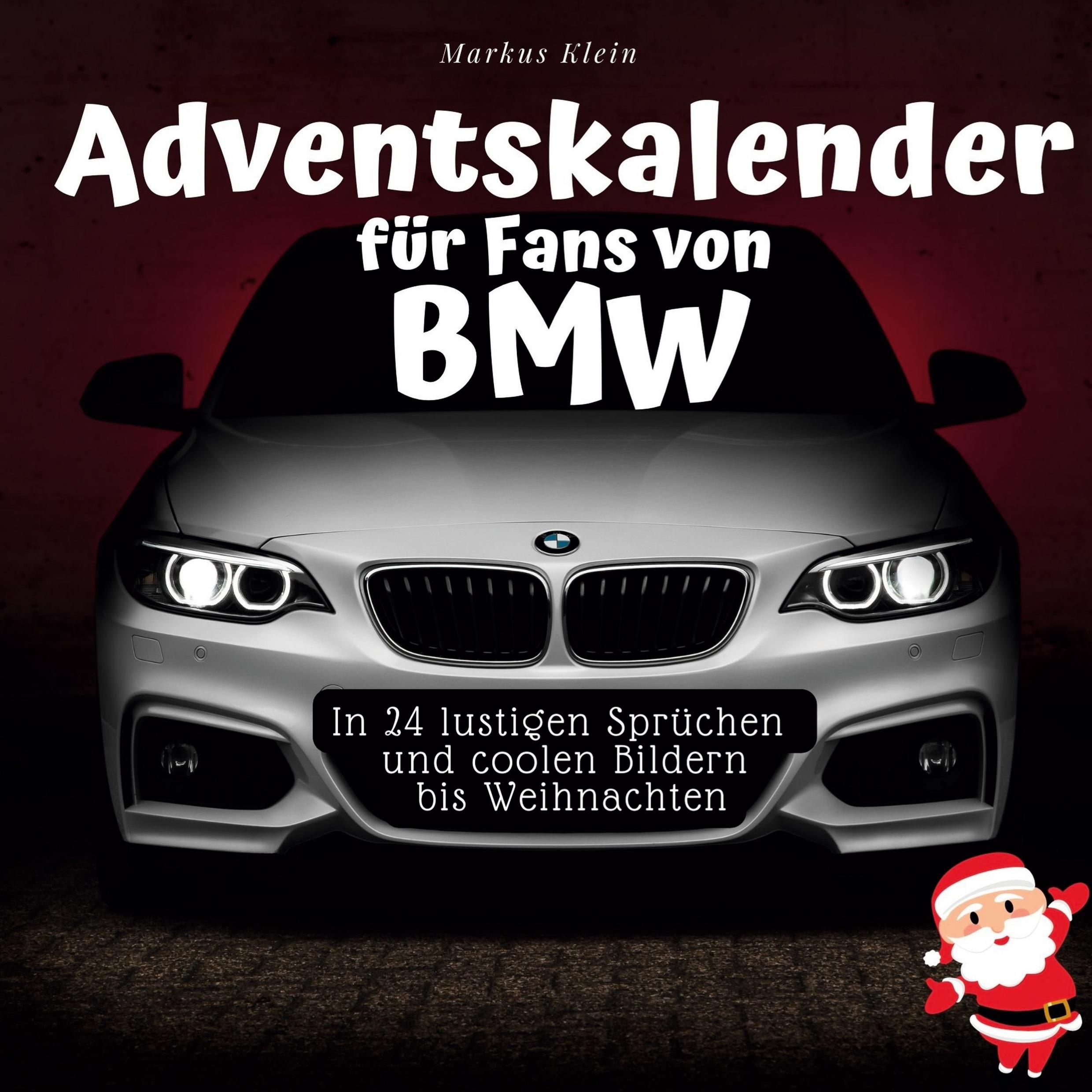 Vorderes Coverbild Adventskalender für Fans von BMW