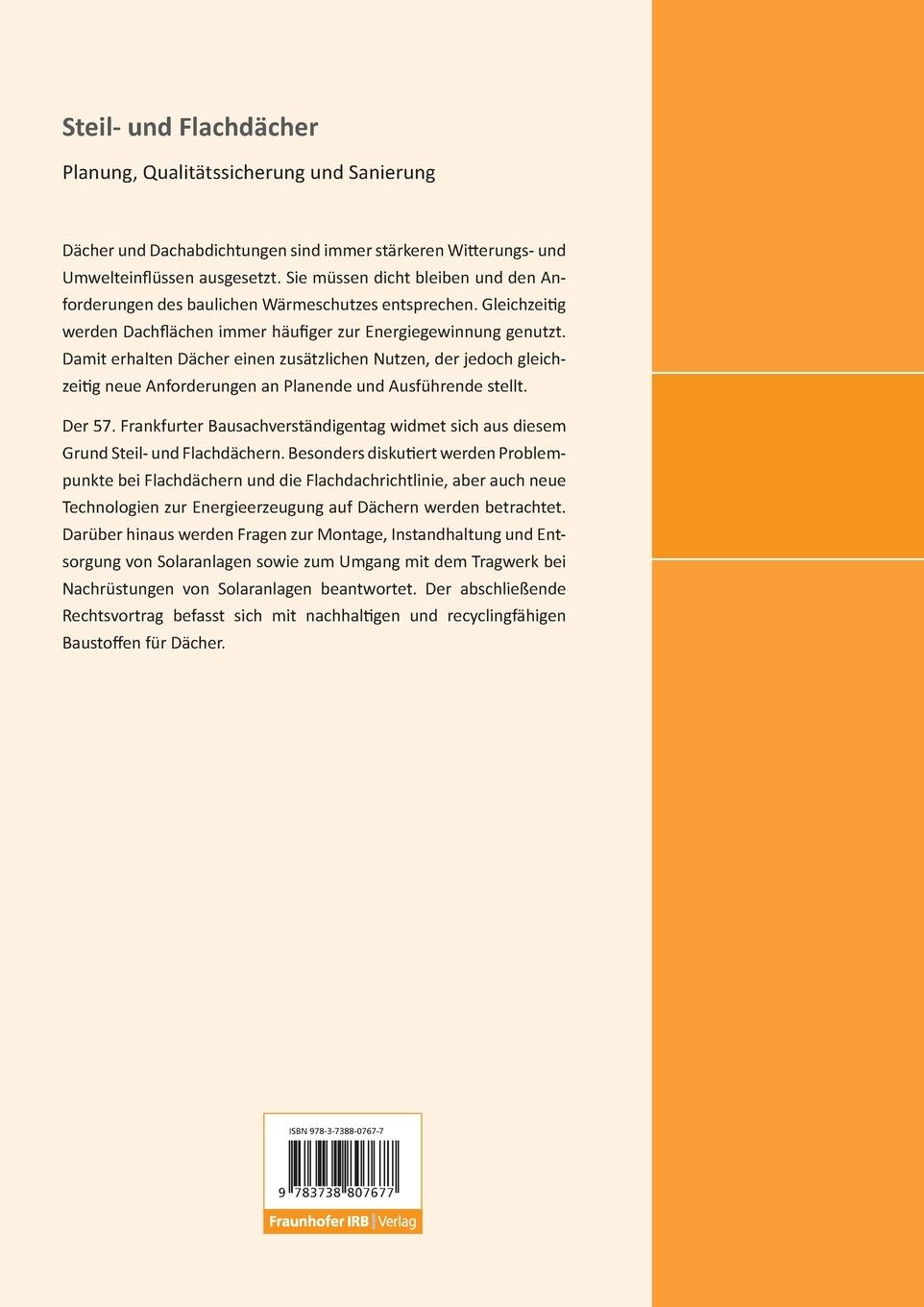 Rückseitencover Steil- und Flachdächer.