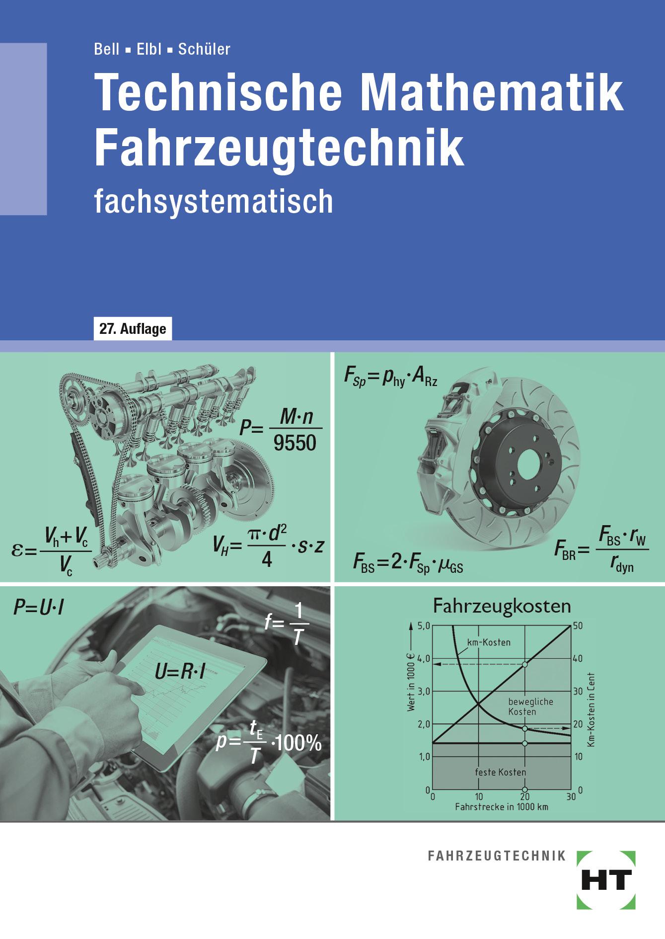 Vorderes Coverbild eBook inside: Buch und eBook Technische Mathematik Fahrzeugtechnik