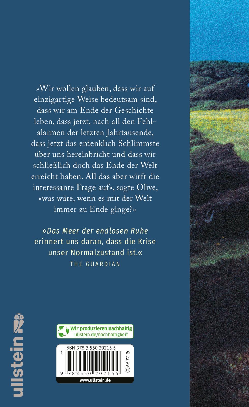 Rückseitencover Das Meer der endlosen Ruhe