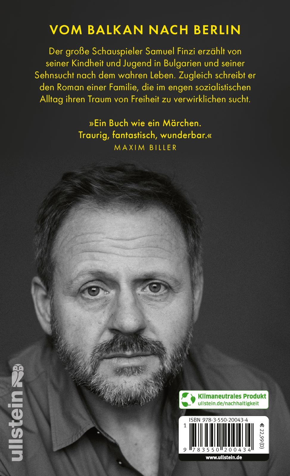 Rückseitencover Samuels Buch