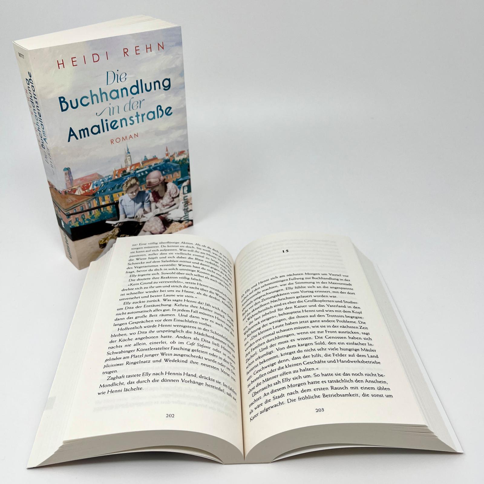 Beispielinhalt (Bild) Die Buchhandlung in der Amalienstraße