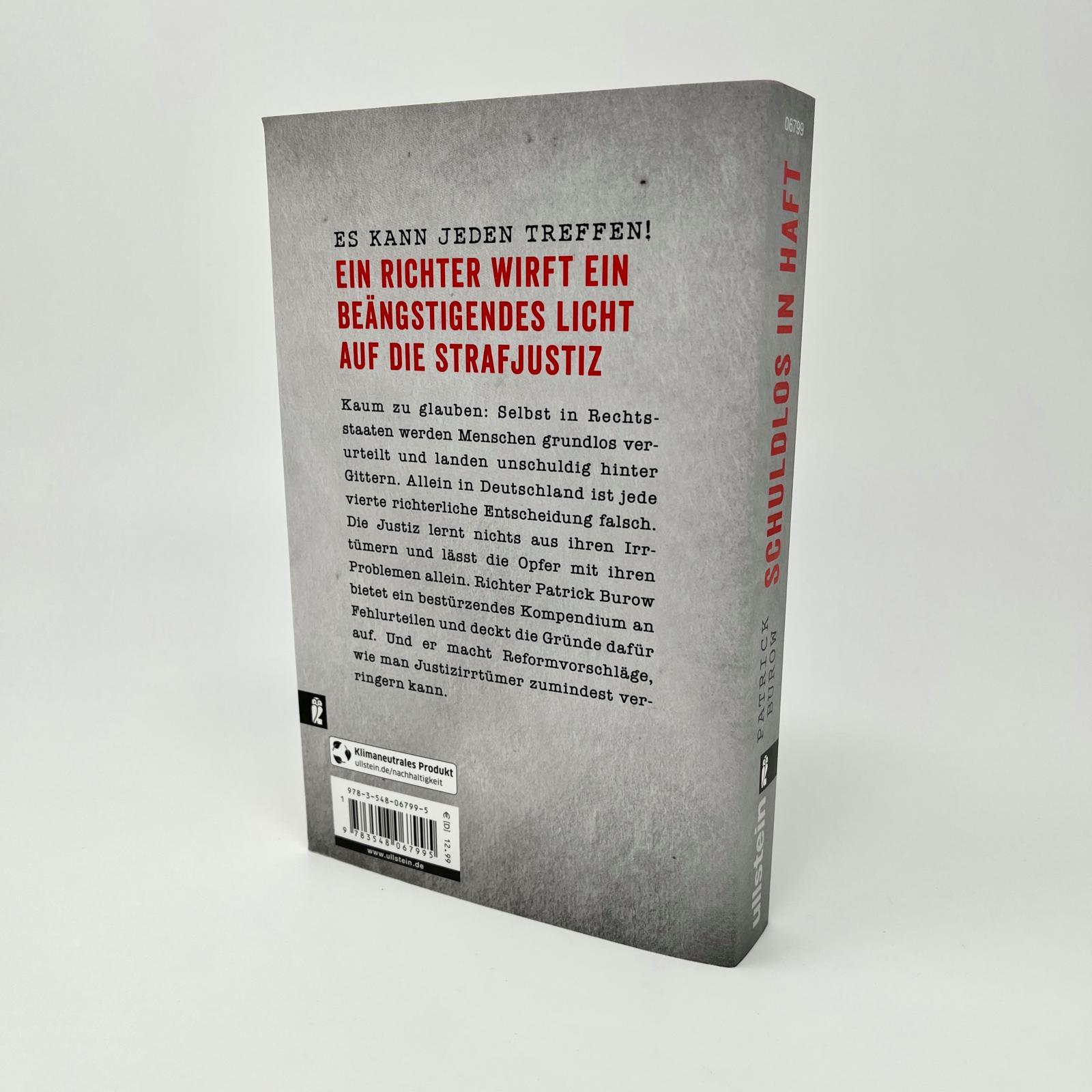 Beispielinhalt (Bild) Schuldlos in Haft