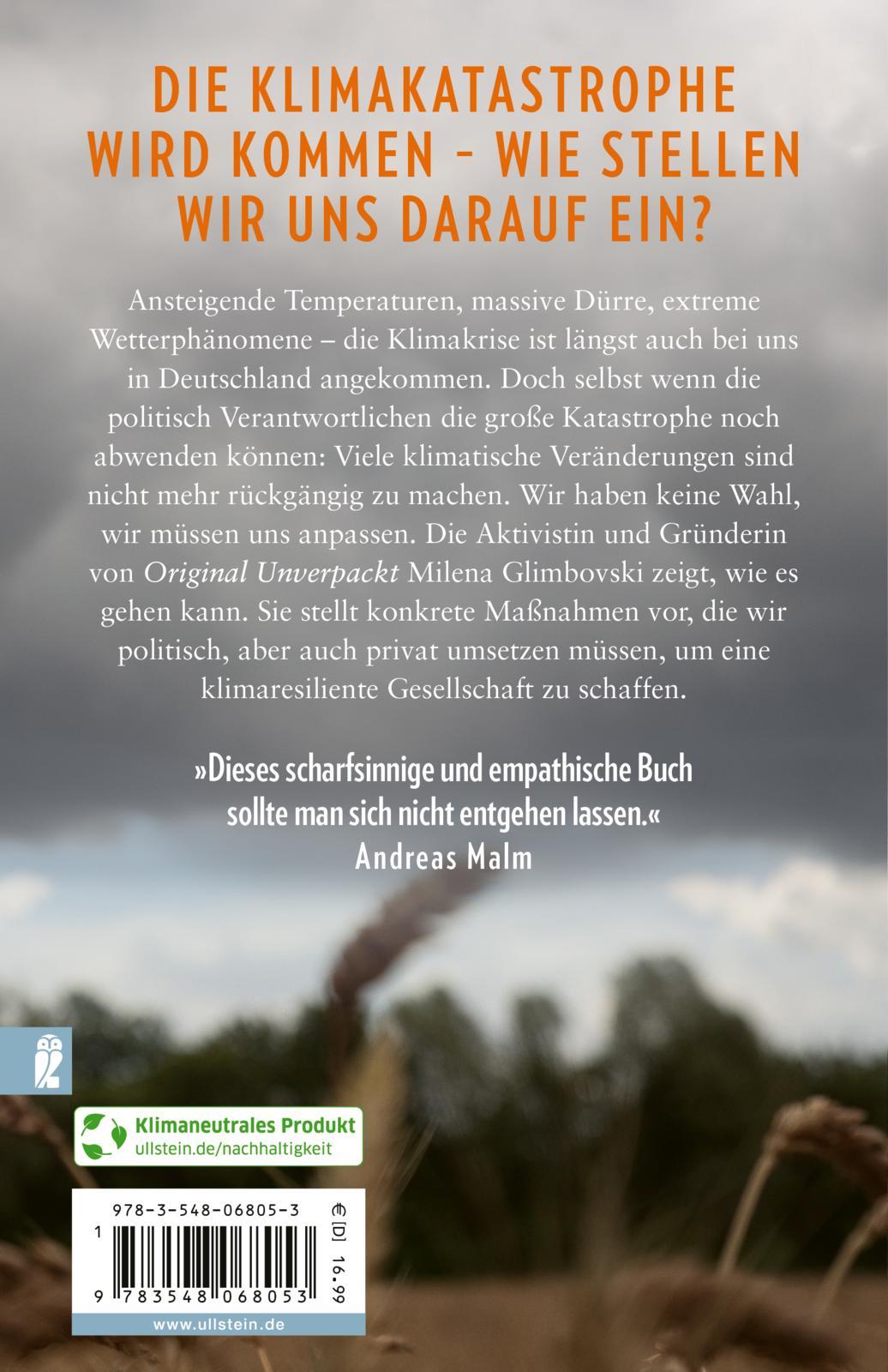 Rückseitencover Über Leben in der Klimakrise