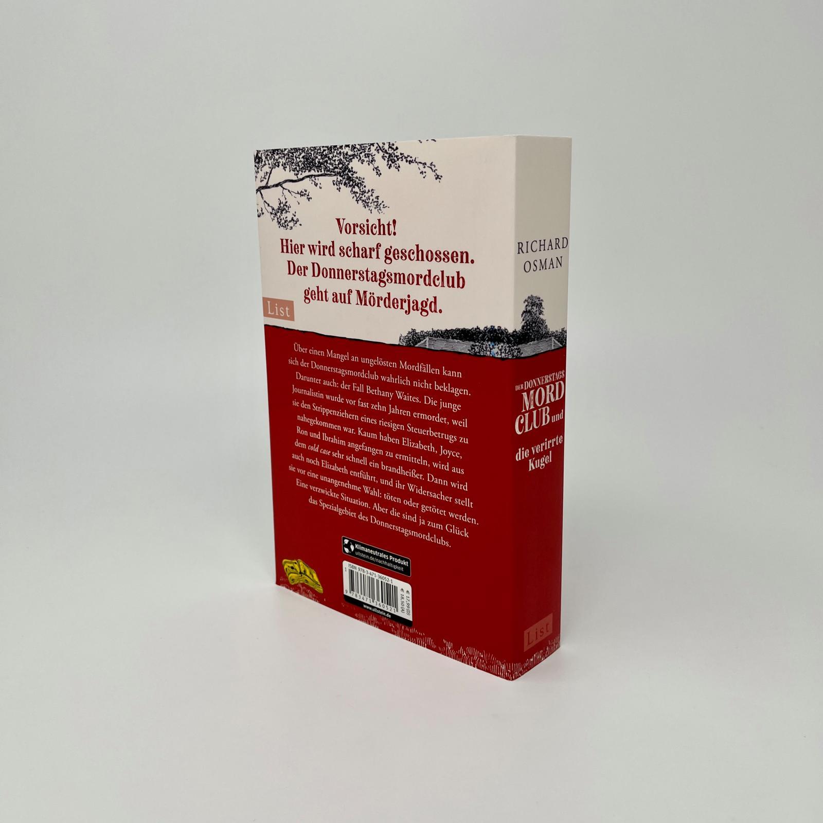 Beispielinhalt (Bild) Der Donnerstagsmordclub und die verirrte Kugel