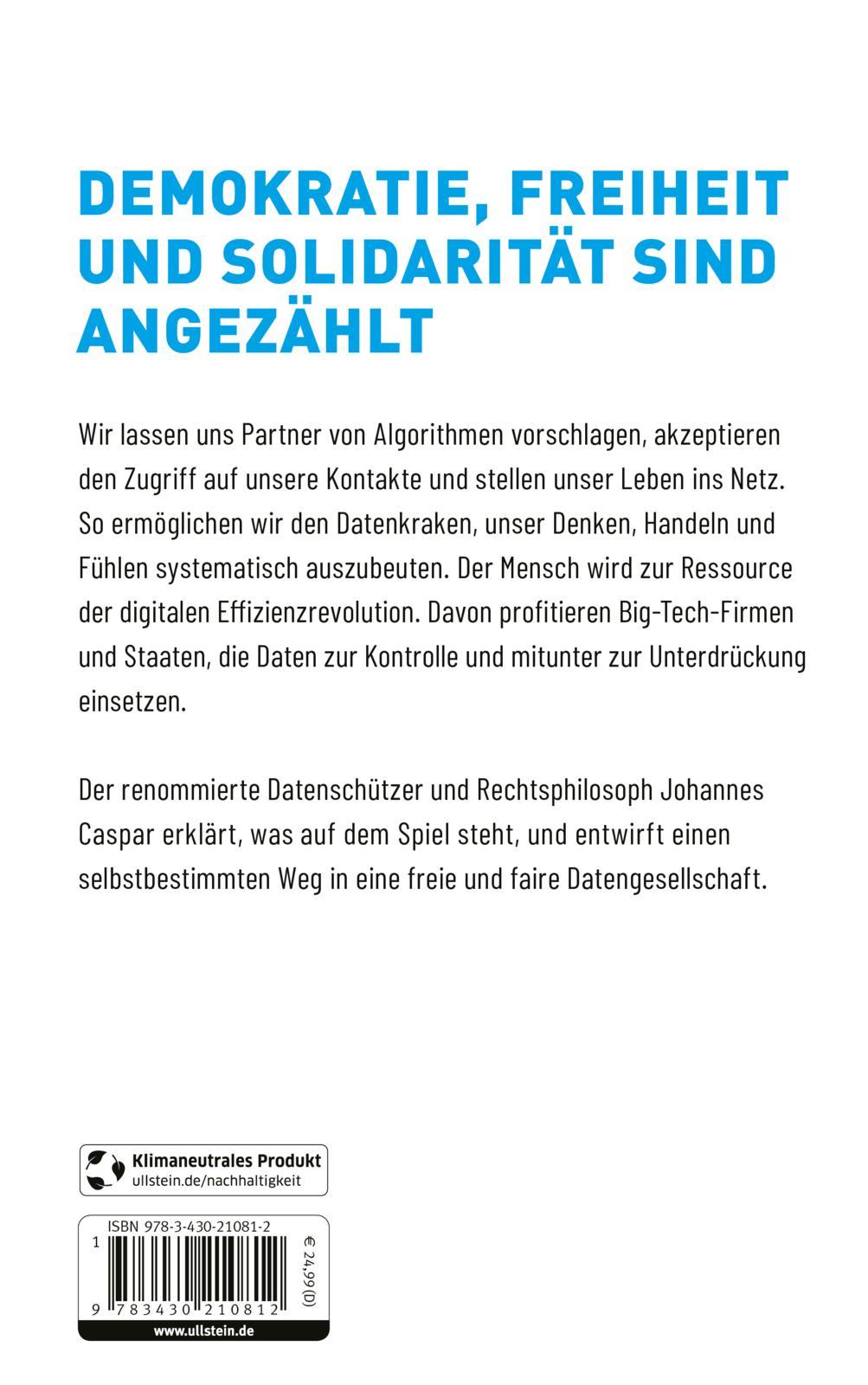 Rückseitencover Wir Datensklaven