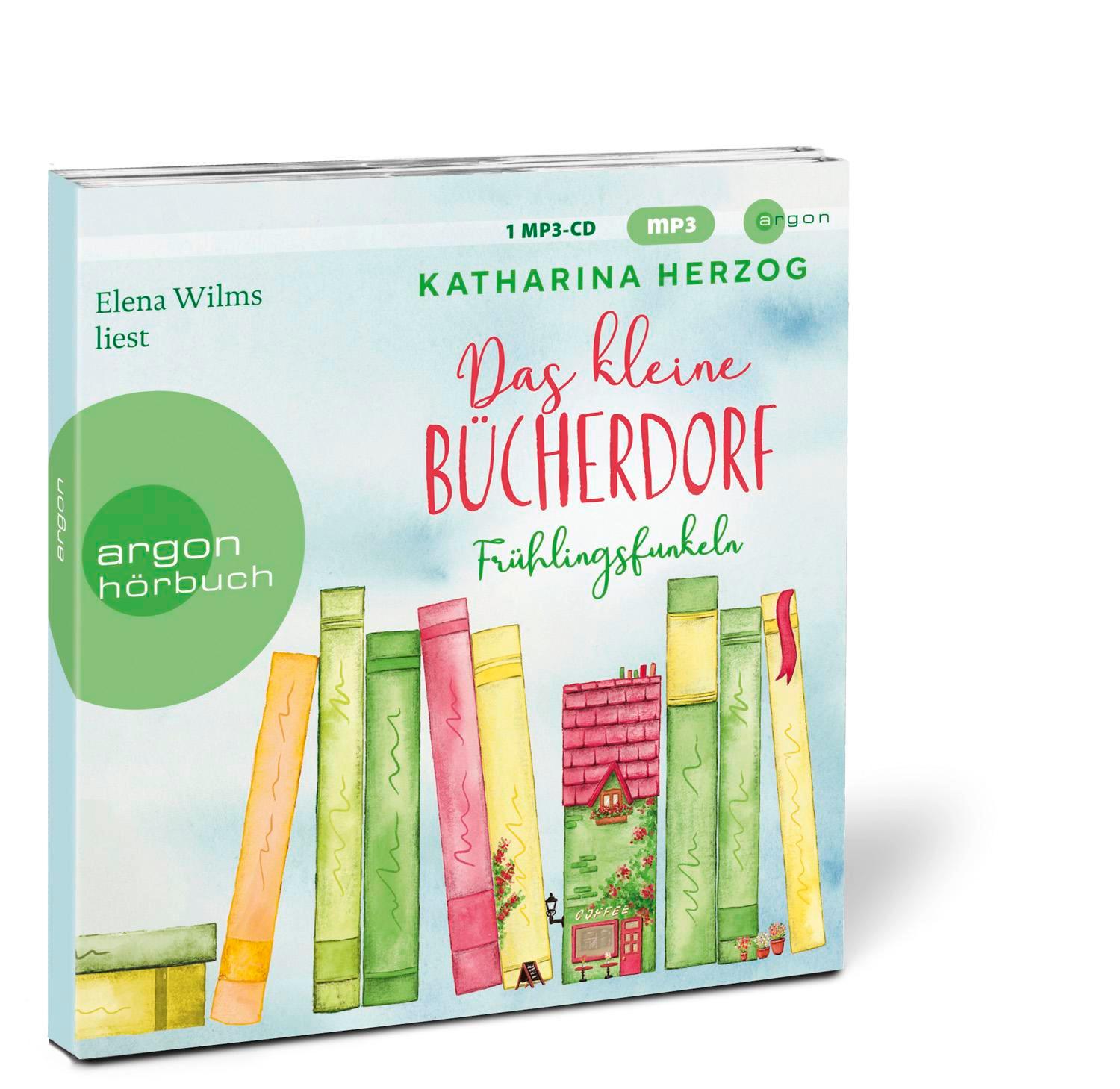 Beispielinhalt (Bild) Das kleine Bücherdorf: Frühlingsfunkeln